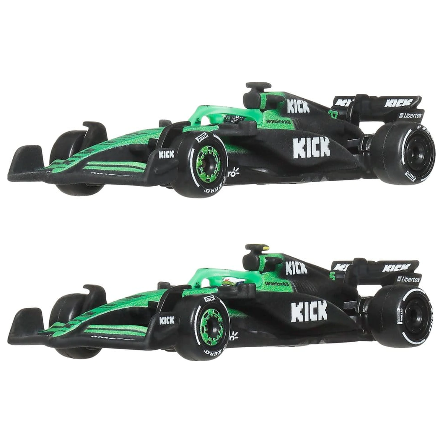 Formula 1 Hot Wheels Premium Die-Cast vozidlá, balenie 2 kusov, 1/64 KICK Sauber Team produktová fotografia