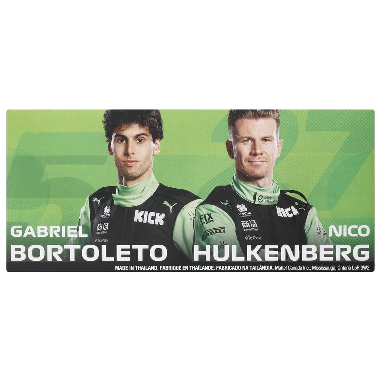 Formula 1 Hot Wheels Premium Die-Cast vozidlá, balenie 2 kusov, 1/64 KICK Sauber Team produktová fotografia