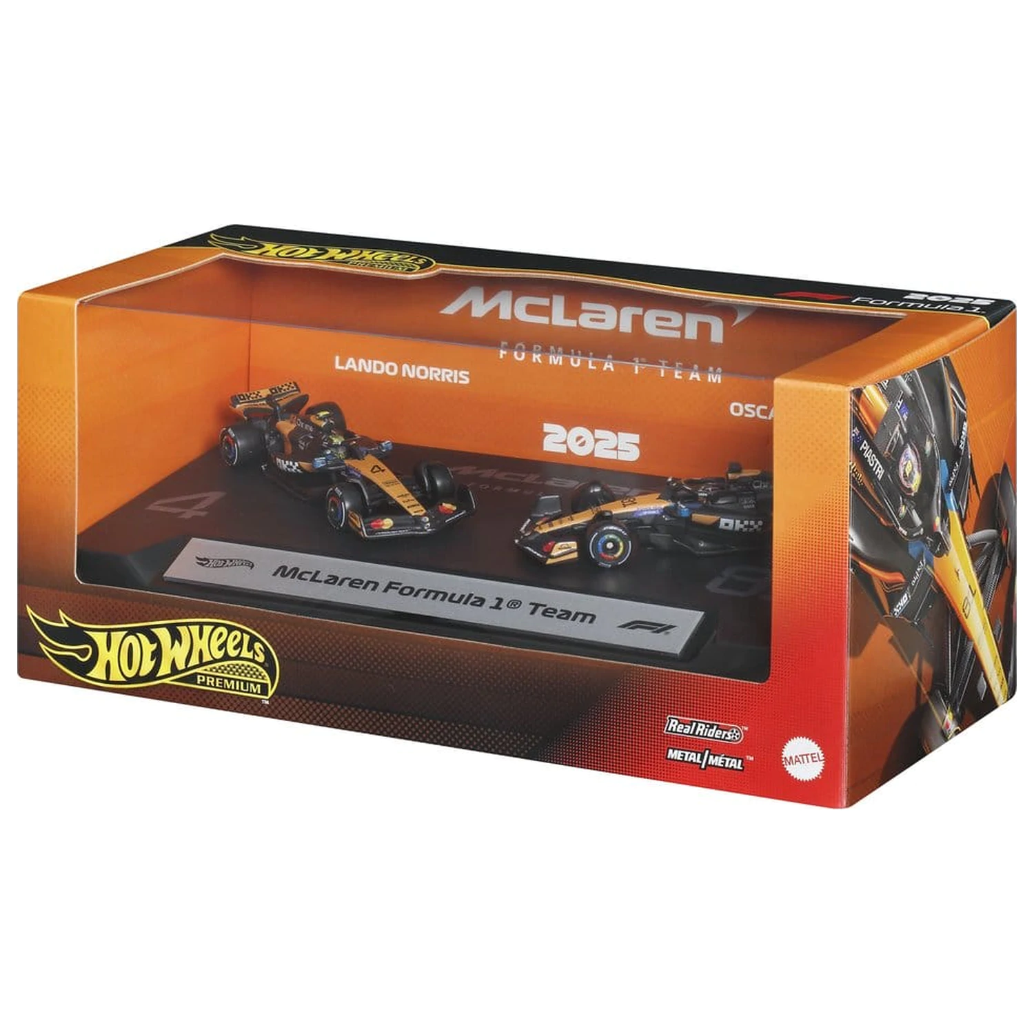 Formula 1 Hot Wheels Premium Die-Cast vozidlo 2-balenie 1:64 Team McLaren produktová fotografia