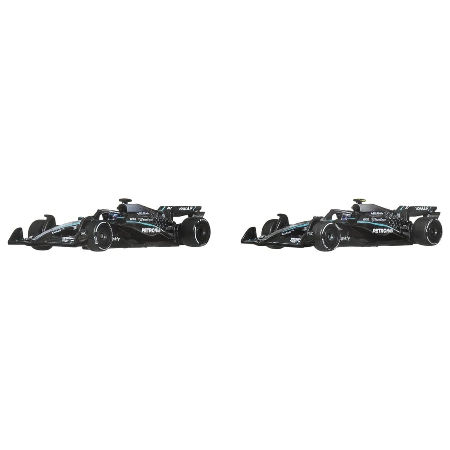 Formula 1 Hot Wheels Premium Die-Cast vozidlo, balenie 2 ks, mierka 1:64 Team Mercedes-AMG PETRONAS produktová fotografia