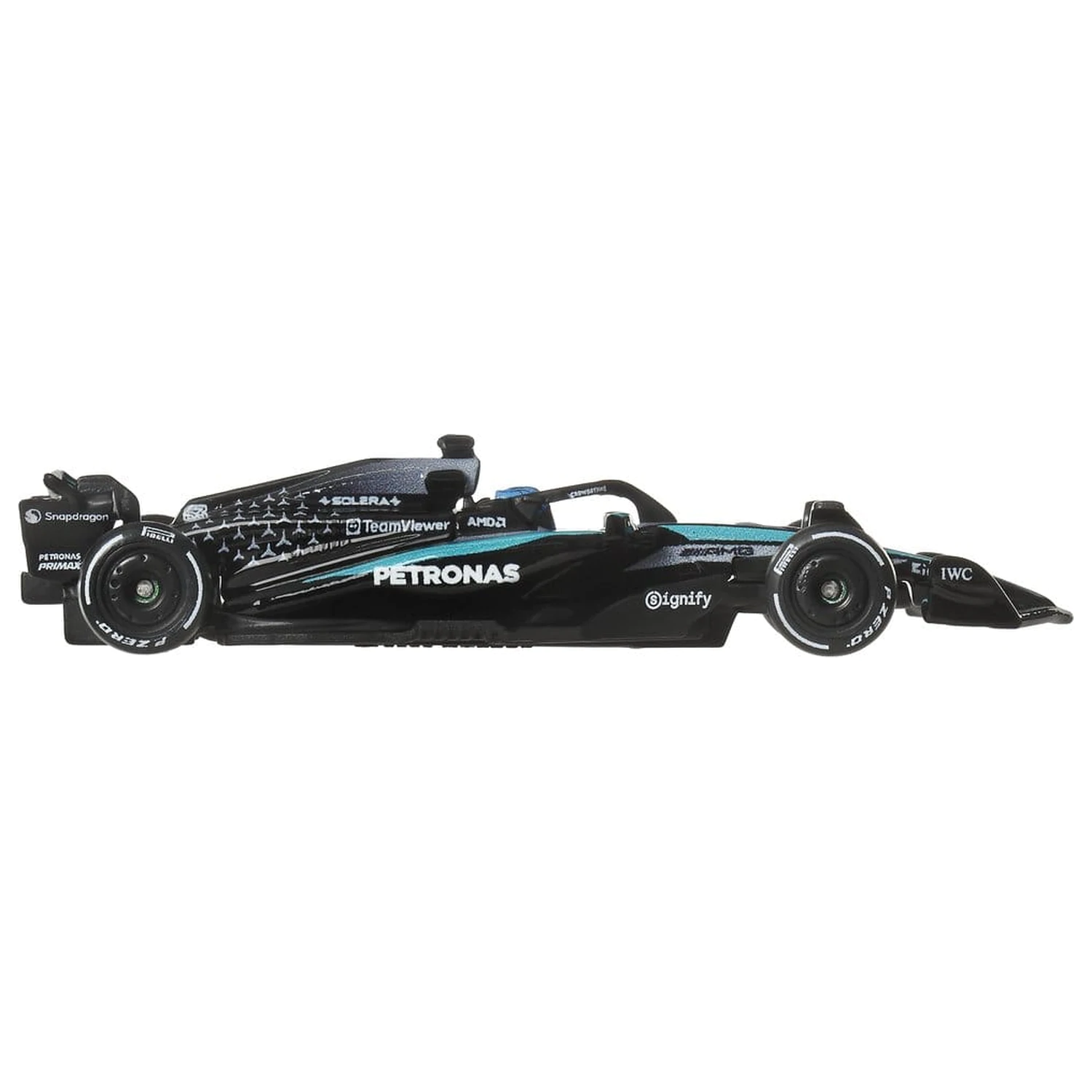 Formula 1 Hot Wheels Premium Die-Cast vozidlo, balenie 2 ks, mierka 1:64 Team Mercedes-AMG PETRONAS produktová fotografia