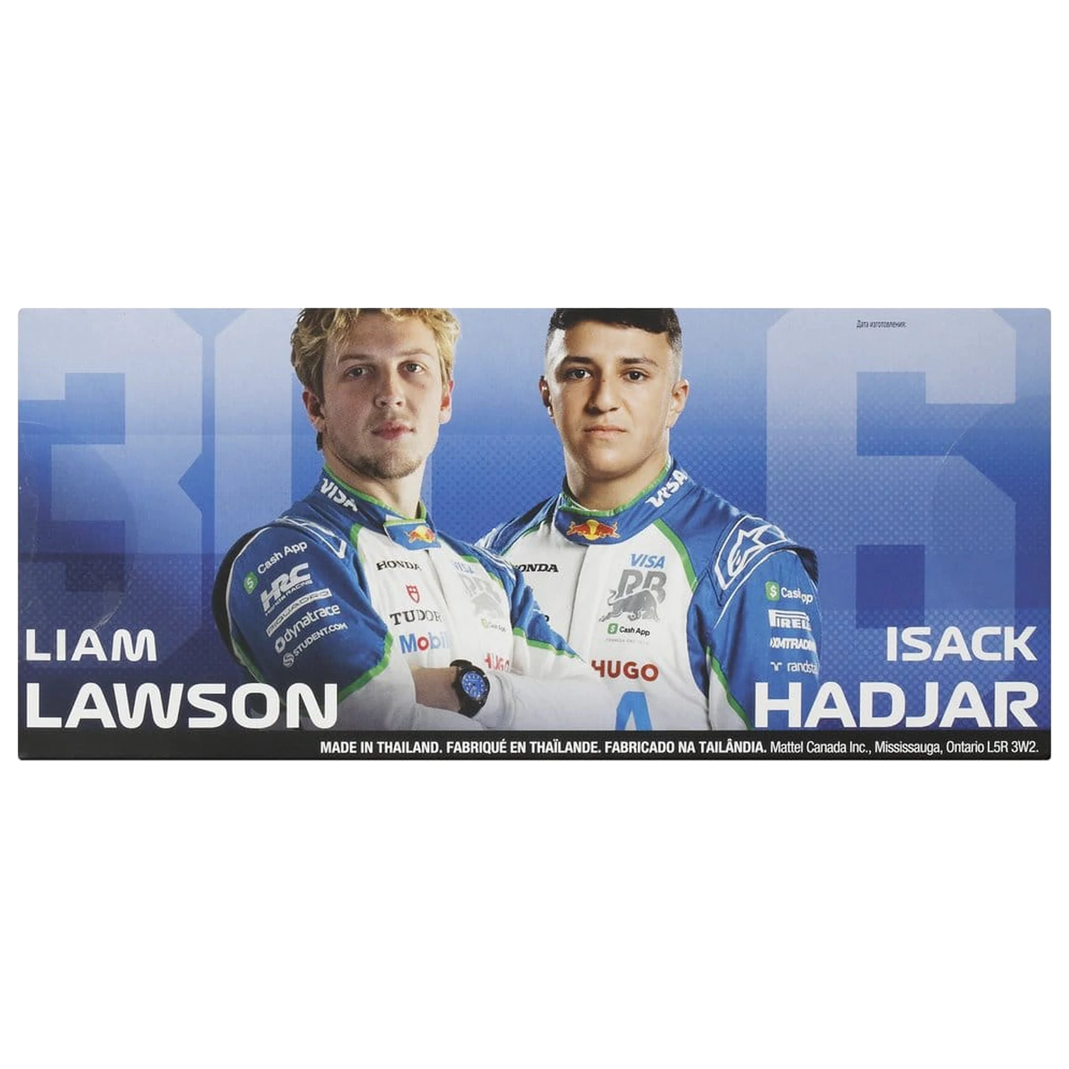 Formula 1 Hot Wheels Premium Die-Cast vozidlo, 2 balenie, 1:64 Team Visa Cash App Racing Bulls produktová fotografia