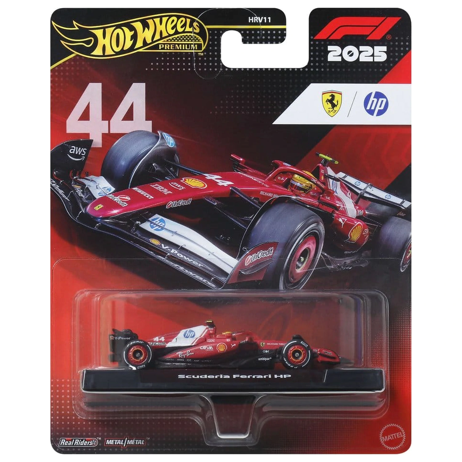 Formula 1 Hot Wheels Premium kovový model vozidla 1/64 Team Ferrari produktová fotografia