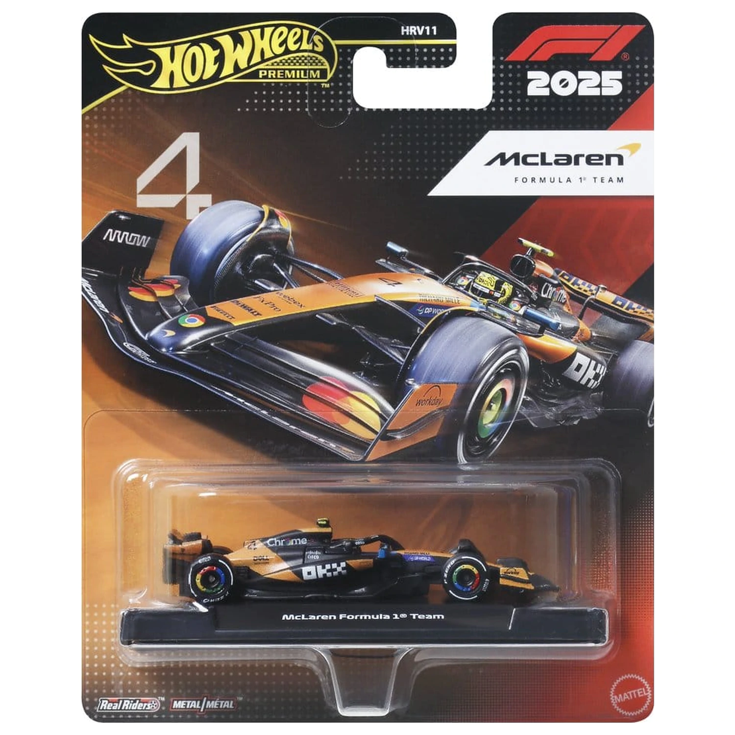 Formula 1 Hot Wheels Prémiové vozidlo z liateho kovu 1:64 Team McLaren: Driver 2 produktová fotografia