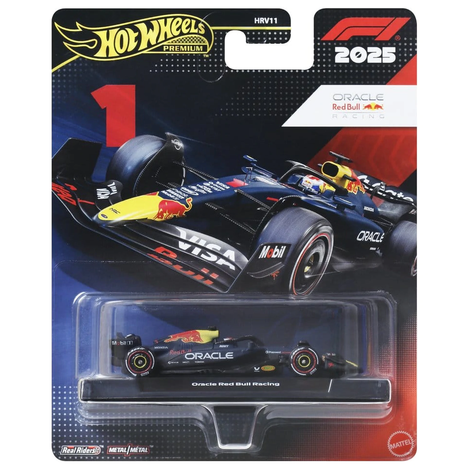 Formula 1 Hot Wheels Premium Die-Cast vozidlo 1:64 Team Red Bull: Driver 1 produktová fotografia
