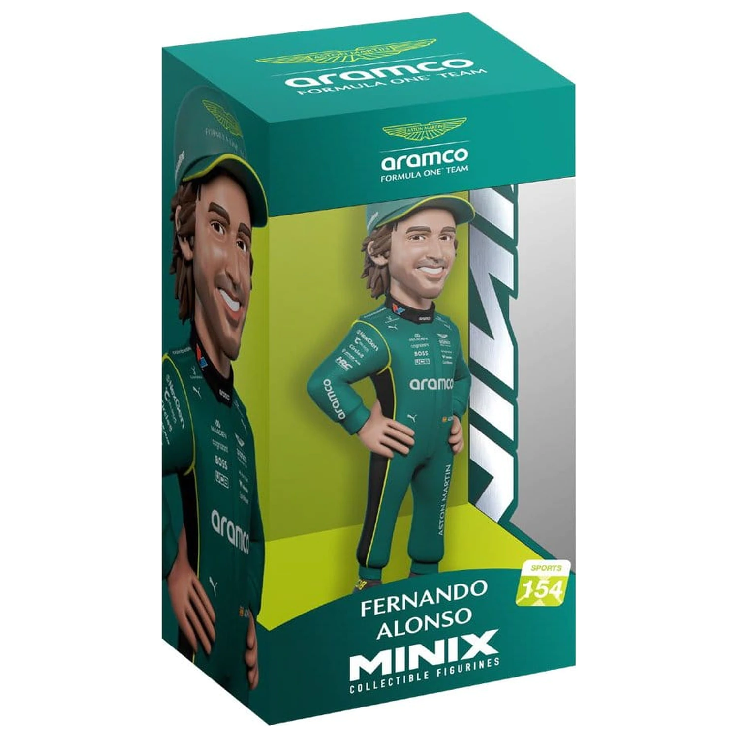 Formula 1 Minix Figúrka Fernando Alonso (Aston Martin) 12 cm produktová fotografia