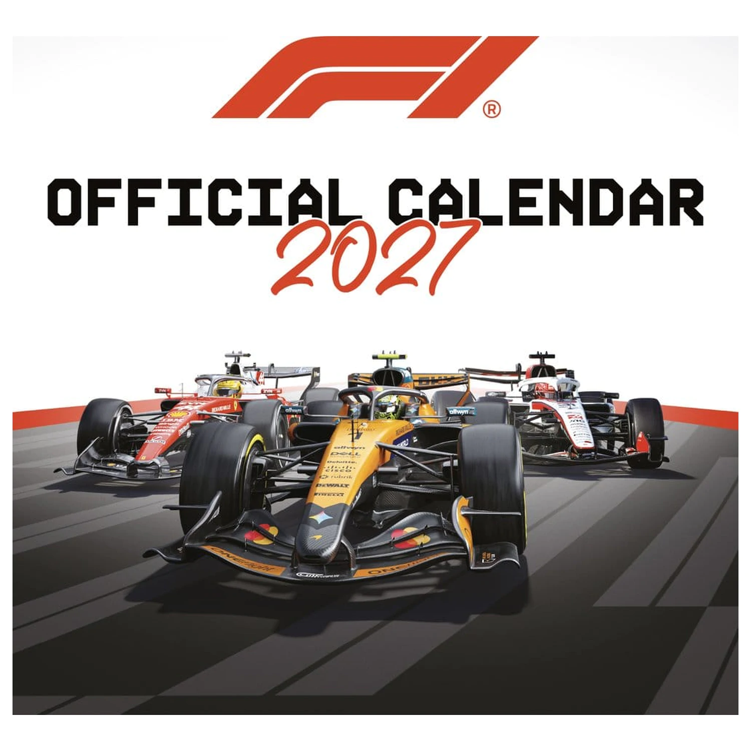 Formula 1 kalendár 2027 30 x 30 cm produktová fotografia