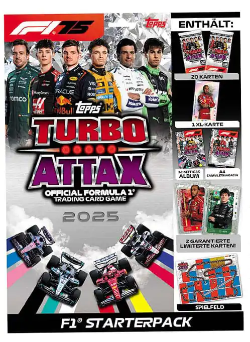 Formula 1 Turbo Attax TCG 2025 F1 Starterpack *Nemecká Verzia* produktová fotografia