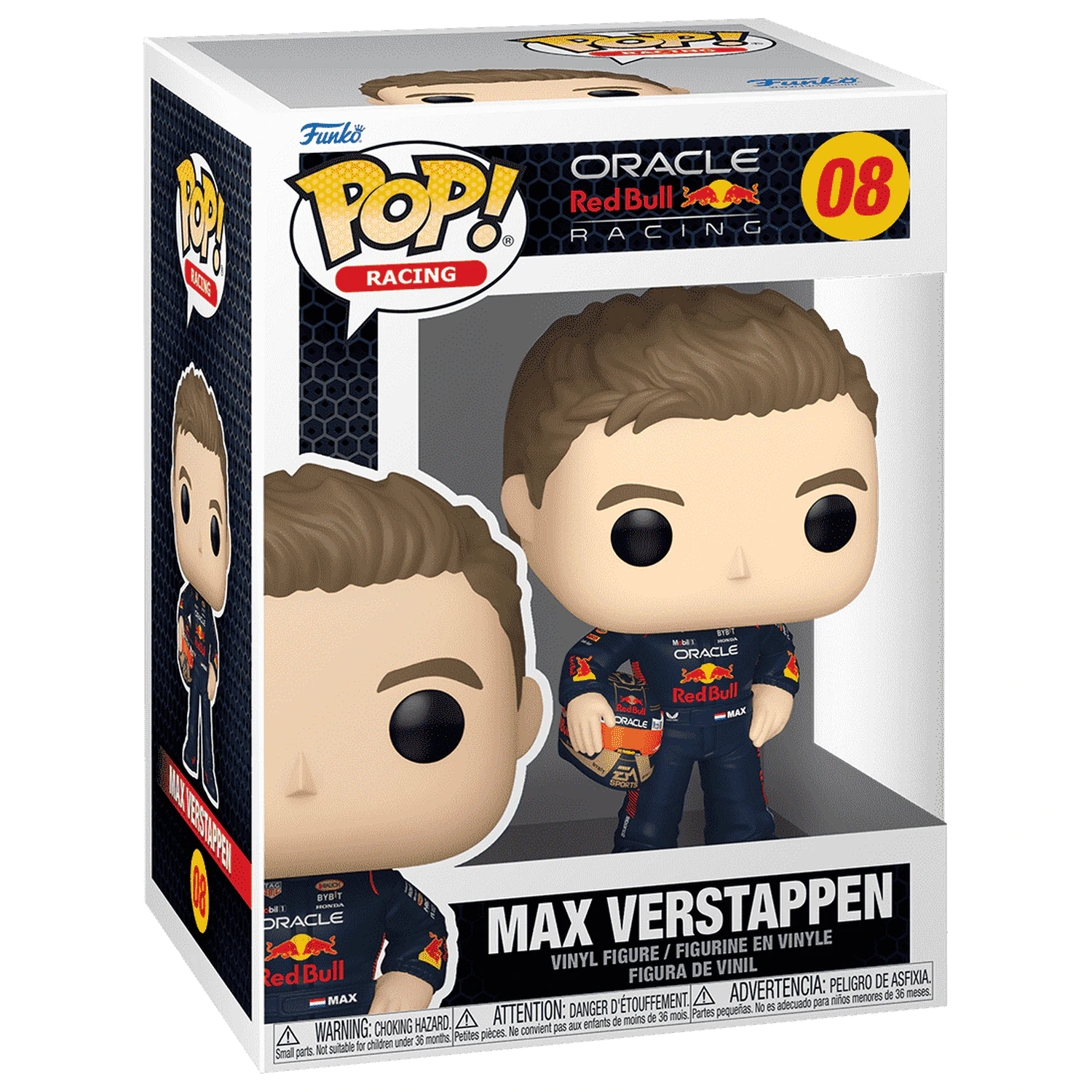 Formular 1 Funko POP! Racing vinylová figúrka Verstappen s helmou 9 cm produktová fotografia