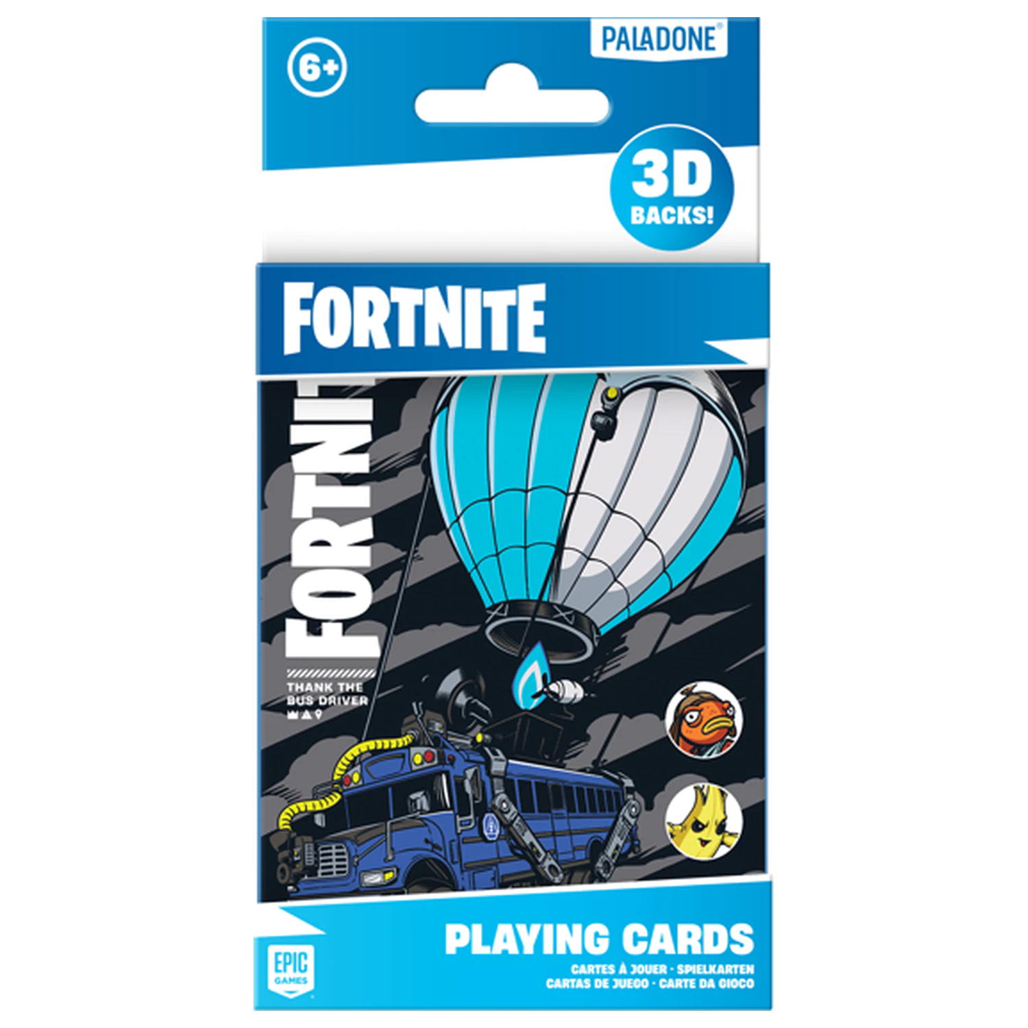 Fortnite 3D hracie karty produktová fotografia