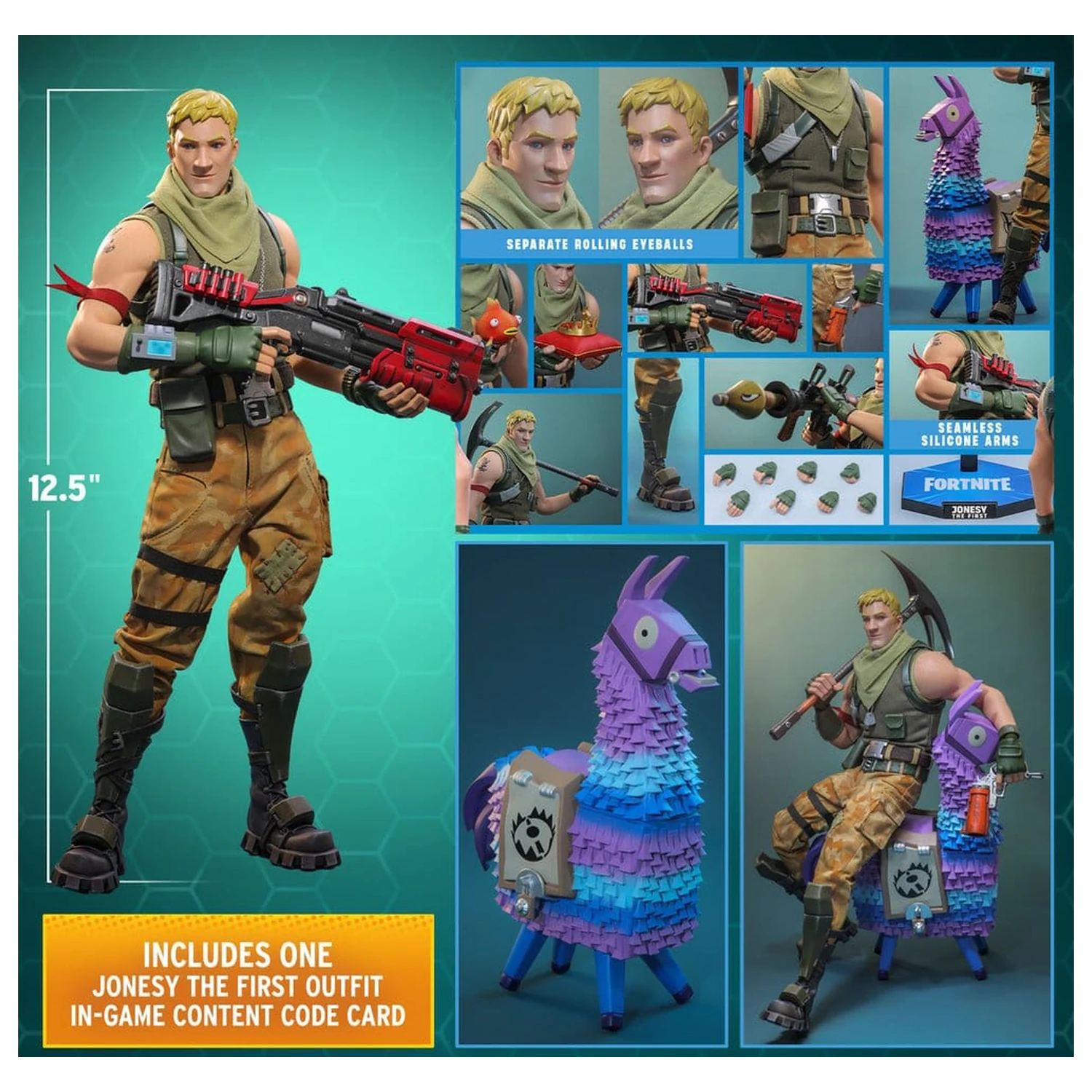 Fortnite akčná figúrka 1/6 Jonesy The First 32 cm produktová fotografia