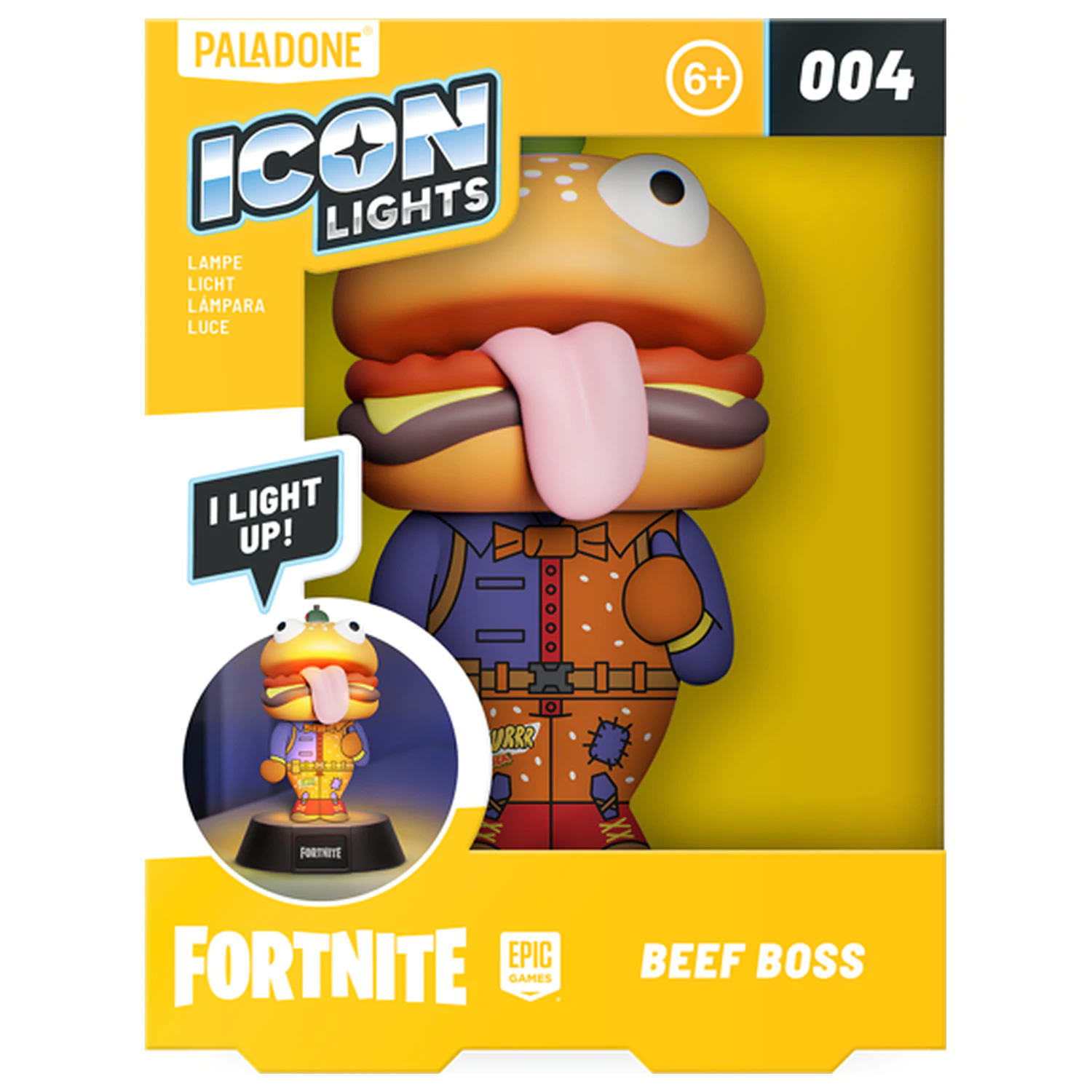 Fortnite Beef Boss Icon Lampa 11 cm produktová fotografia