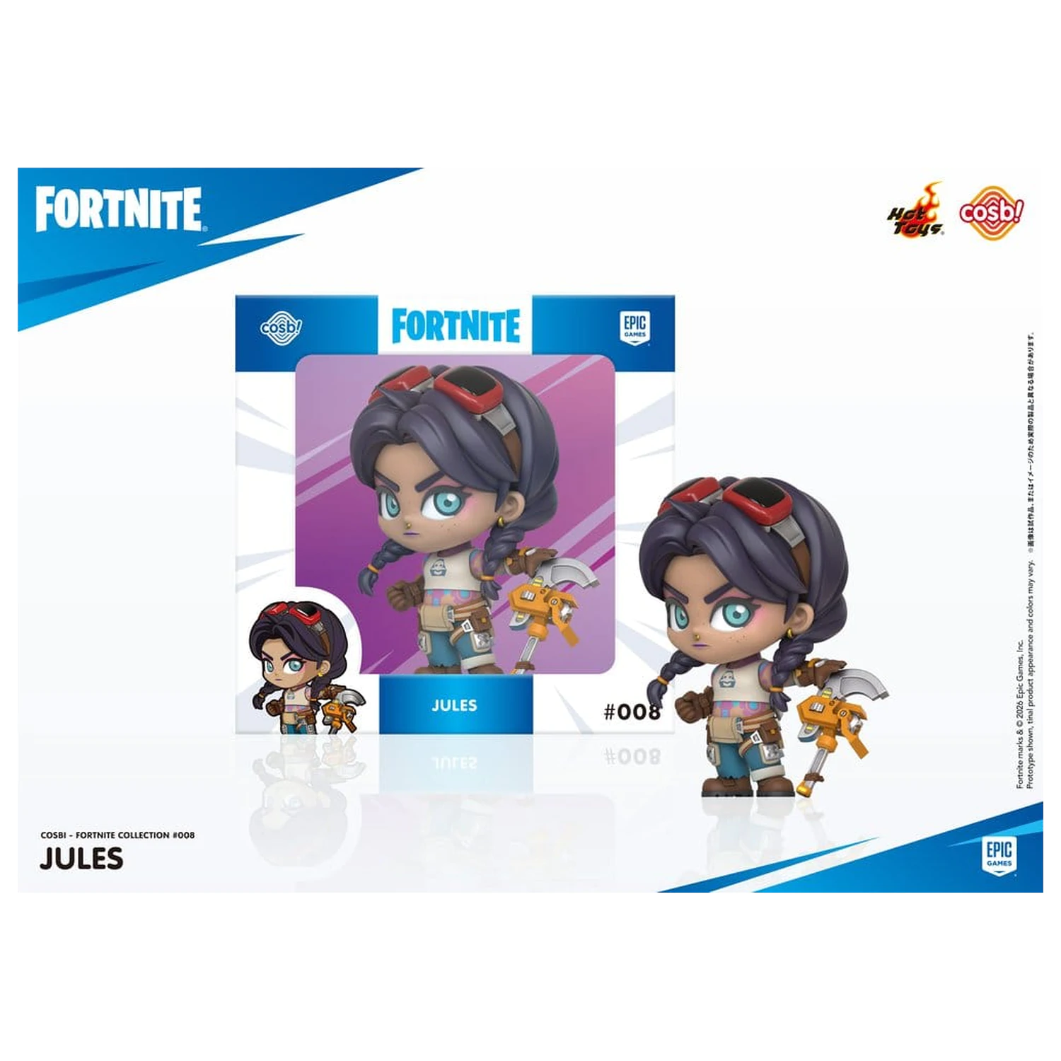 Fortnite Cosbi Mini figúrka Jules 8 cm produktová fotografia