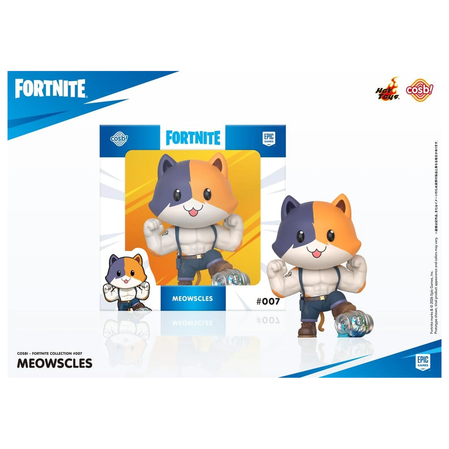 Fortnite Cosbi Mini figúrka Meowscles 8 cm produktová fotografia