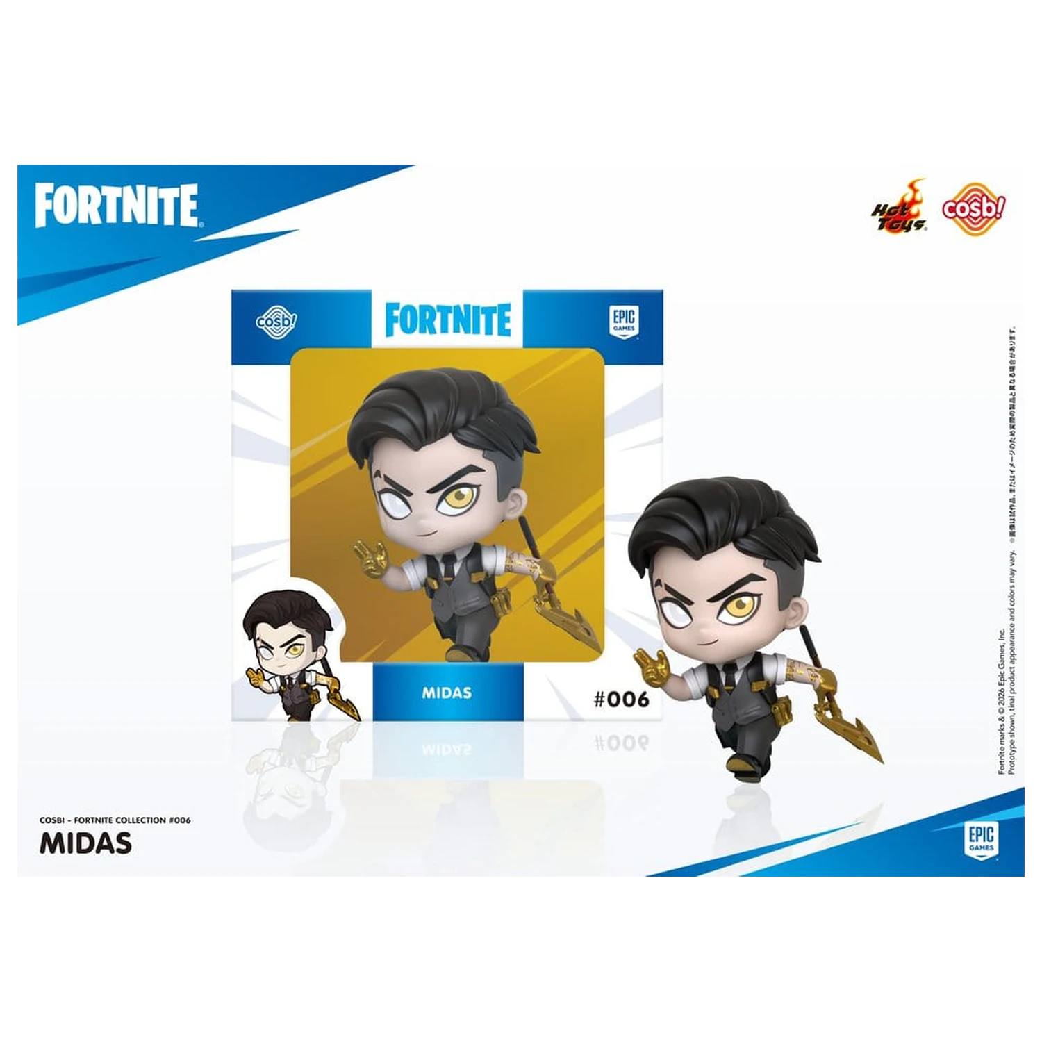 Fortnite Cosbi Mini figúrka Midas 8 cm produktová fotografia