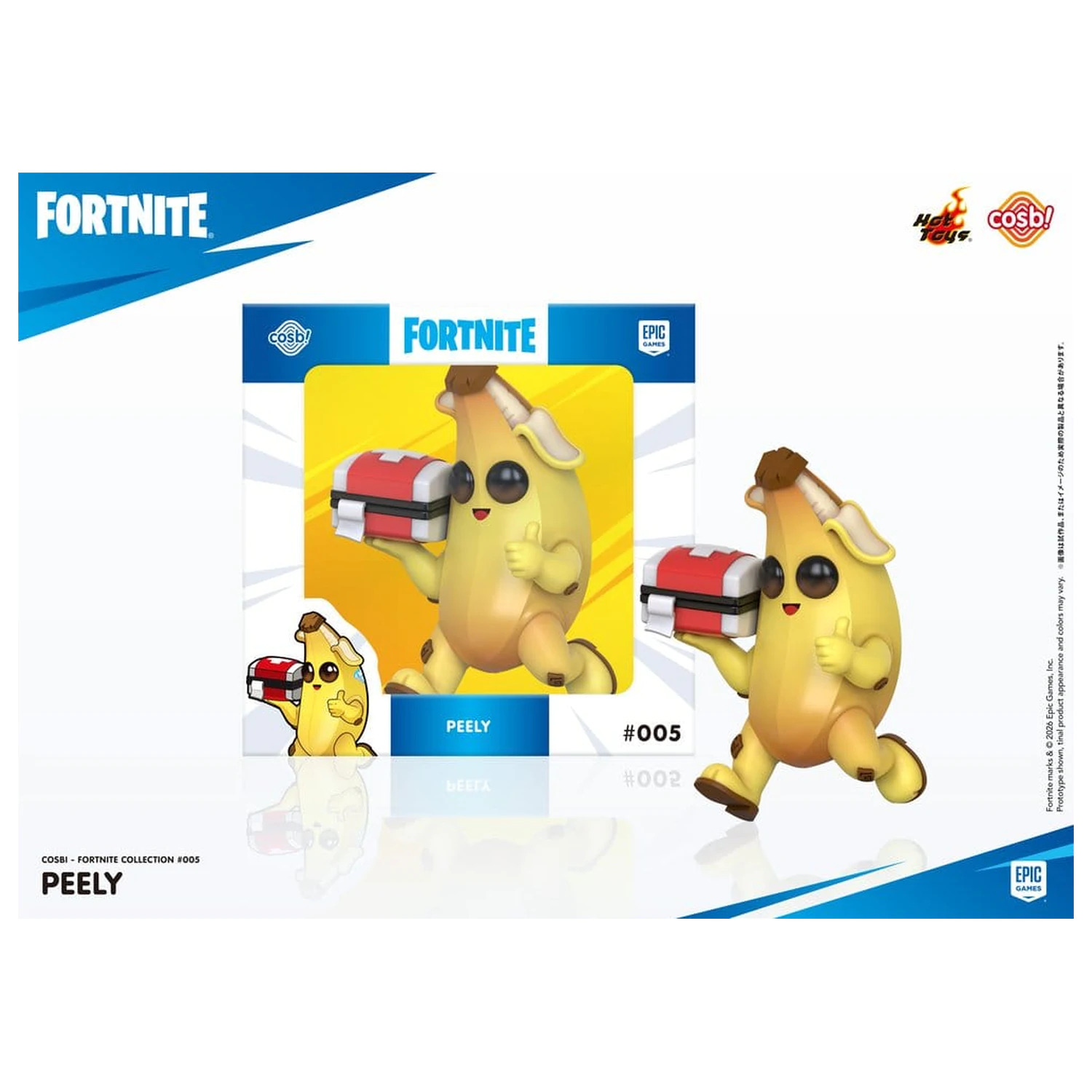 Fortnite Cosbi Mini Figure Peely 8 cm produktová fotografia