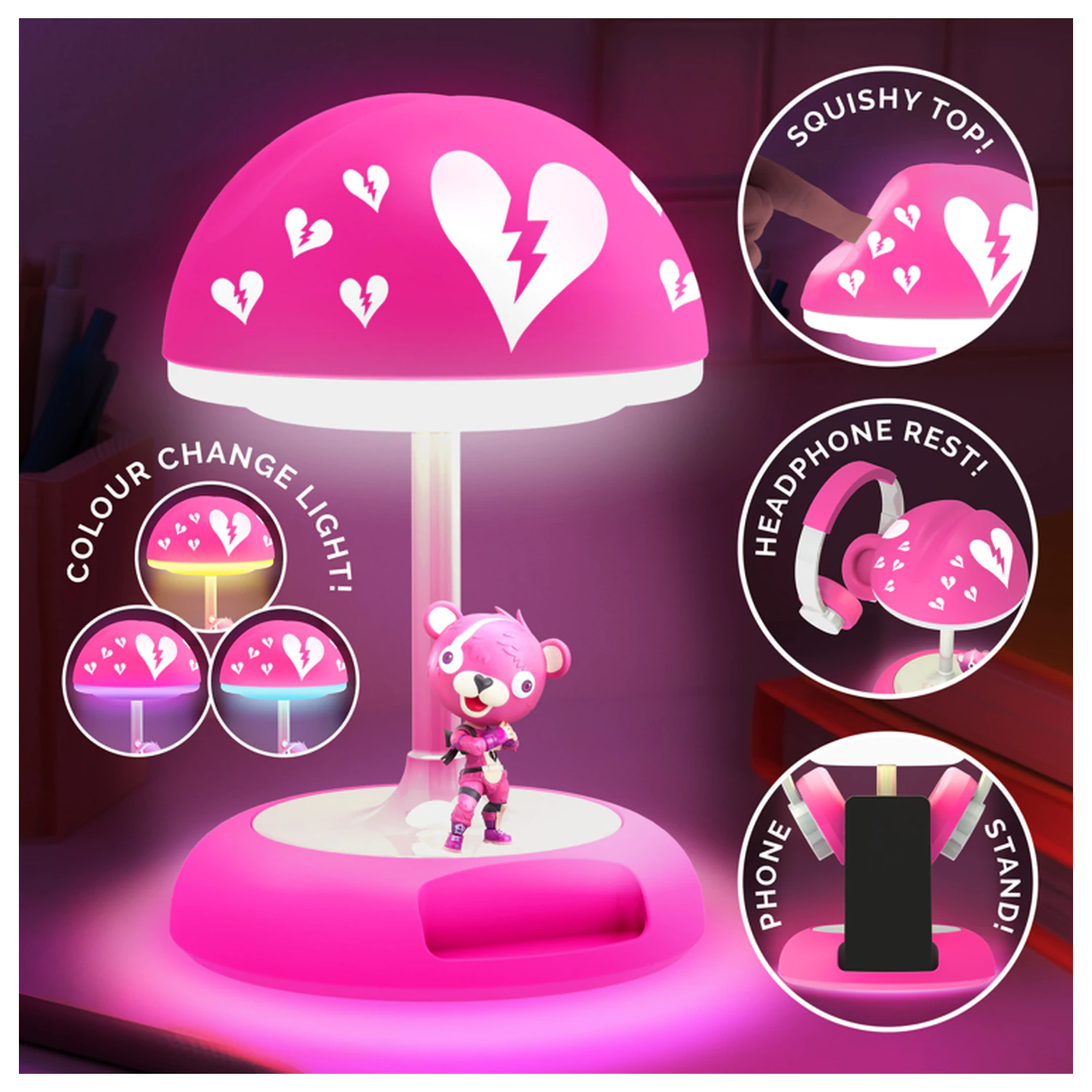 FORTNITE Cuddle Team Leader Mačkacia lampa 20 cm produktová fotografia