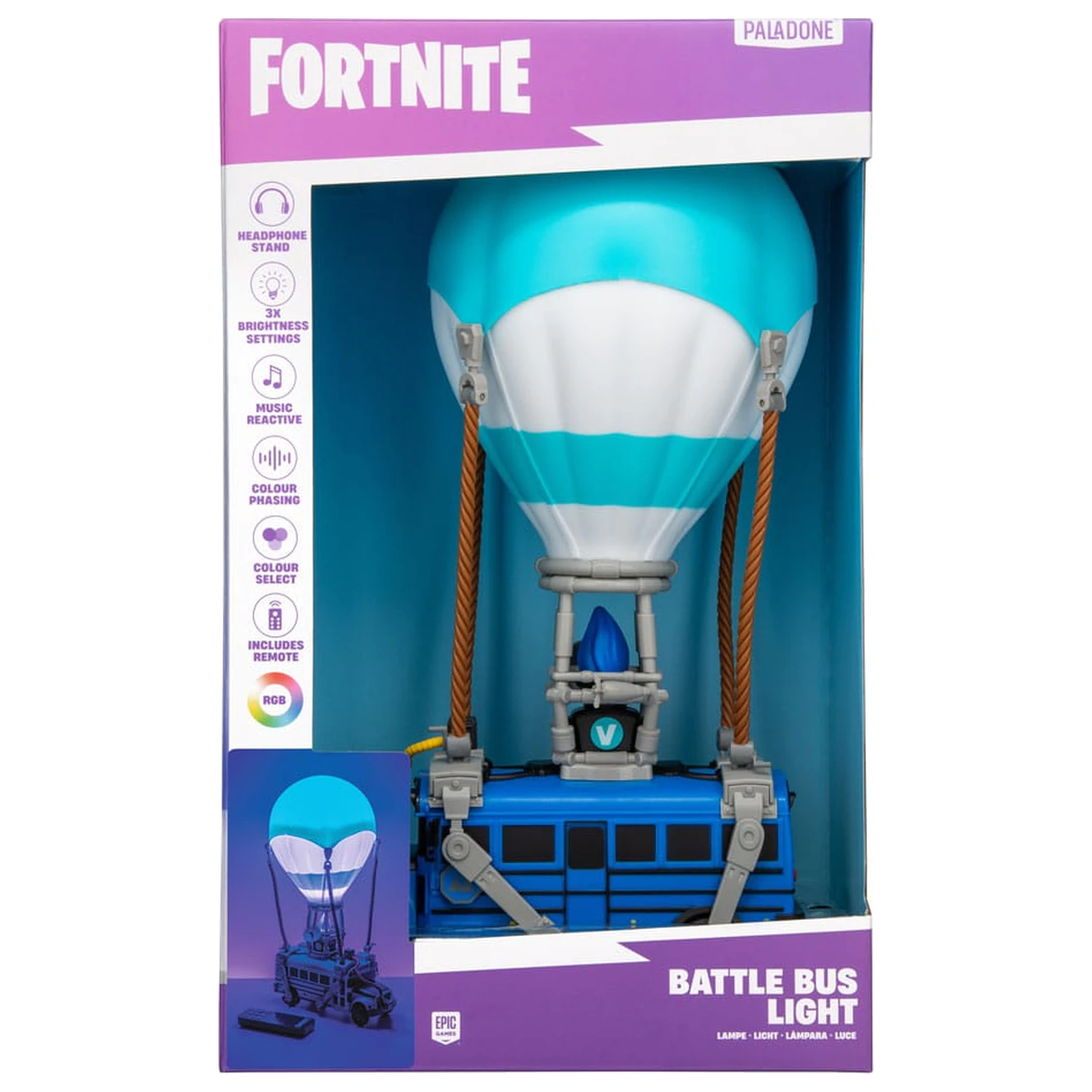 Fortnite Diorama Light Bojový autobus produktová fotografia