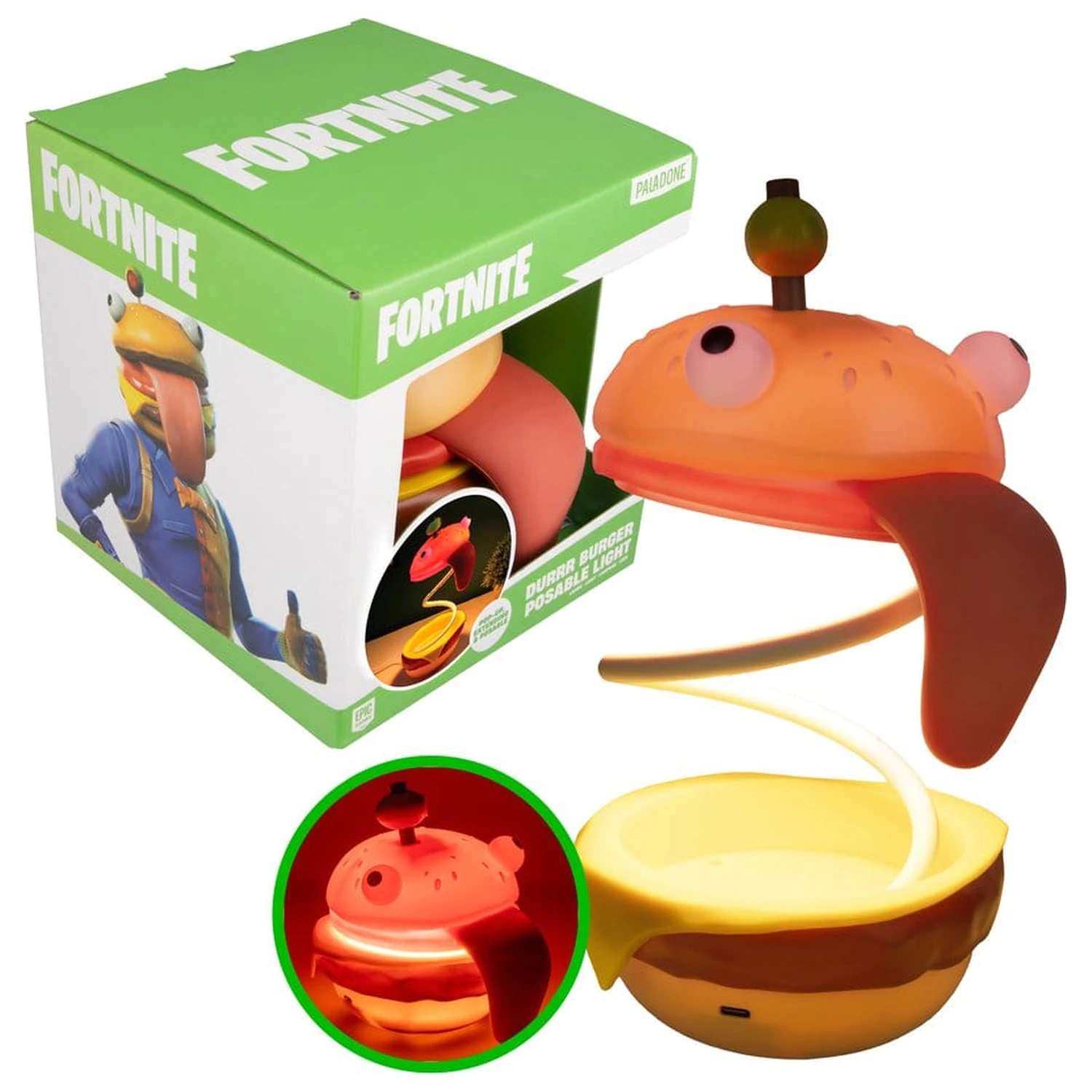 Fortnite Light Durrr Burger polohovateľný 30 cm produktová fotografia
