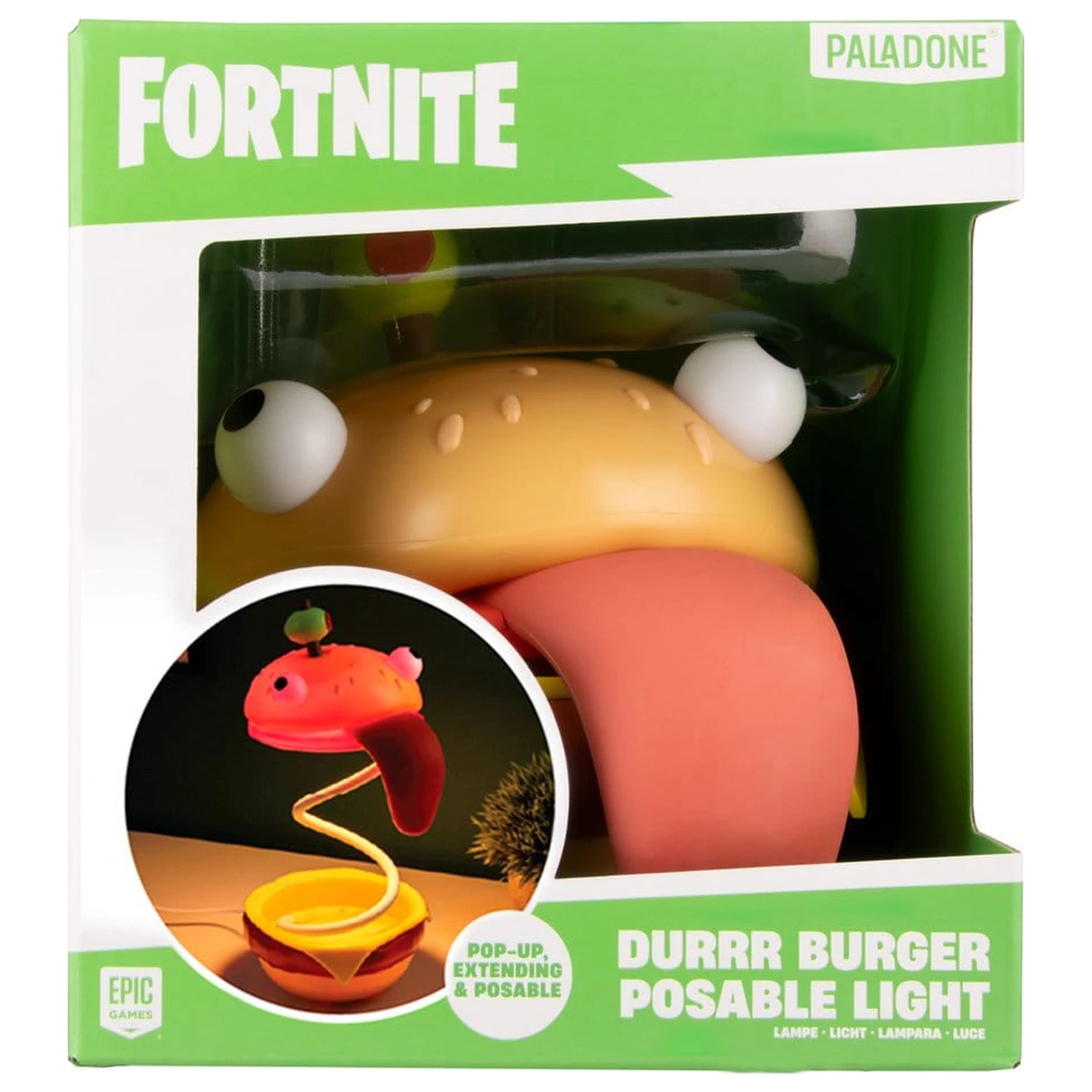 Fortnite Light Durrr Burger polohovateľný 30 cm produktová fotografia