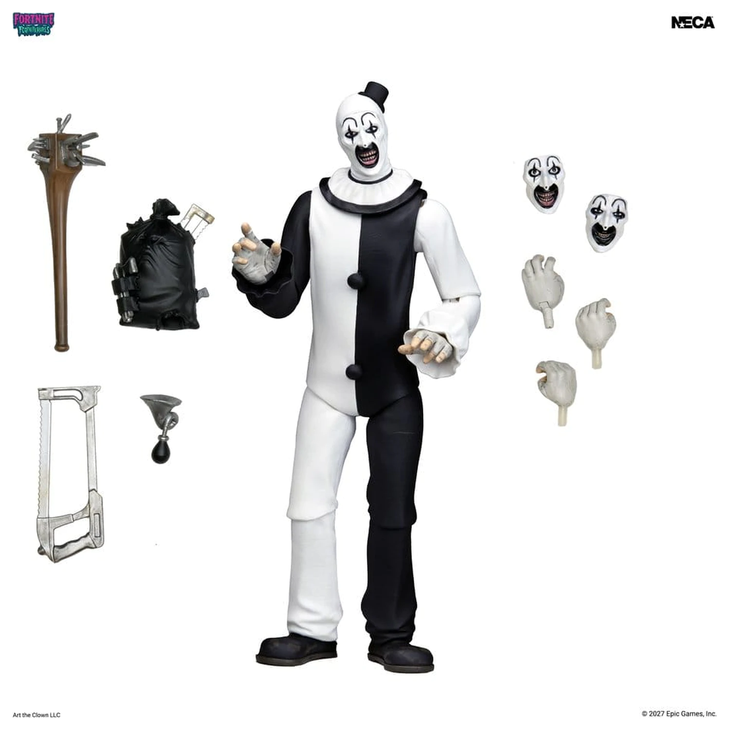 Fortnite: Fortnitemares akčná figúrka Art the Clown 18 cm produktová fotografia