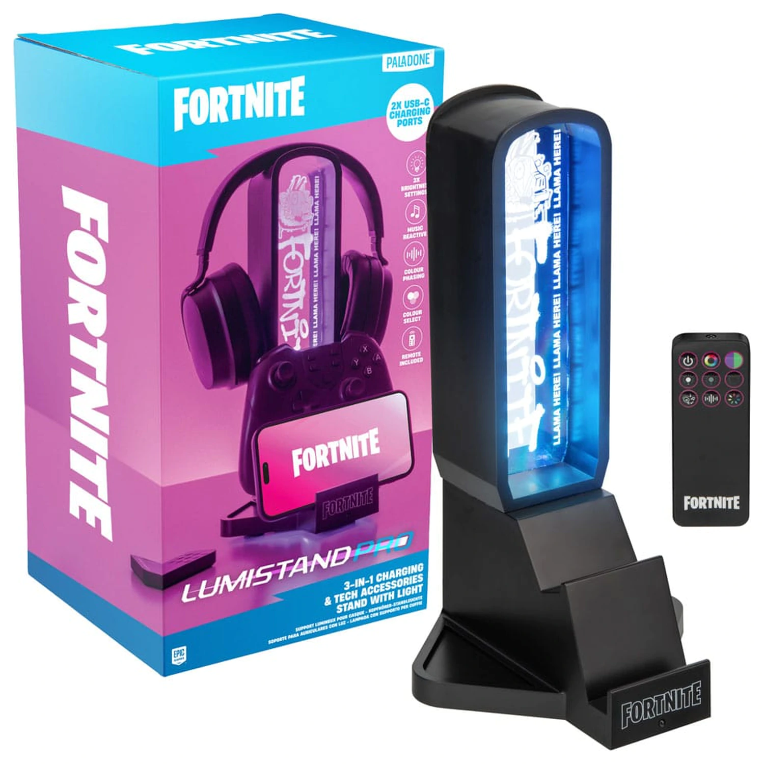 Fortnite Stojan na slúchadlá na stôl so svetlom 30 cm produktová fotografia