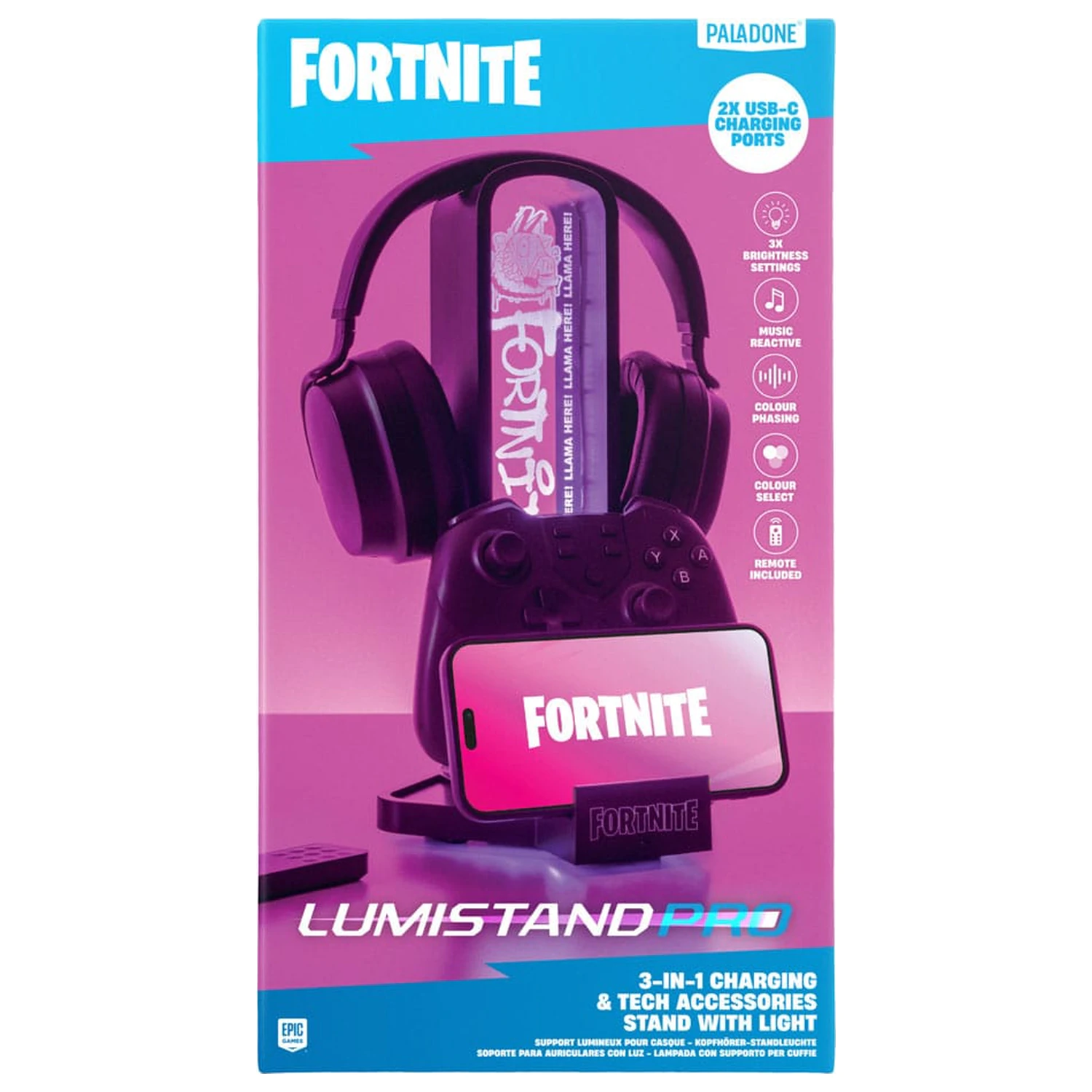 Fortnite Stojan na slúchadlá na stôl so svetlom 30 cm produktová fotografia