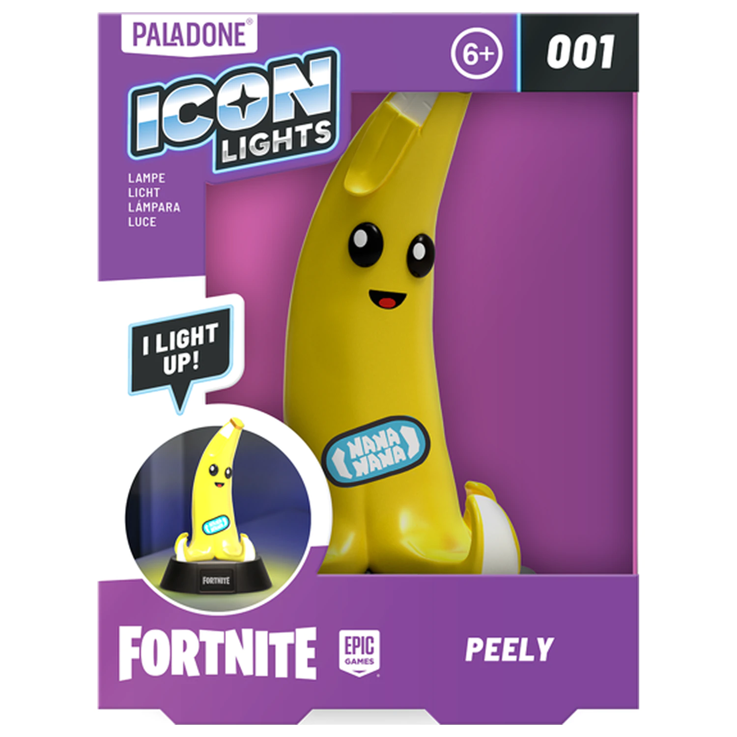 FORTNITE Peely Icon Lampa 11 cm produktová fotografia