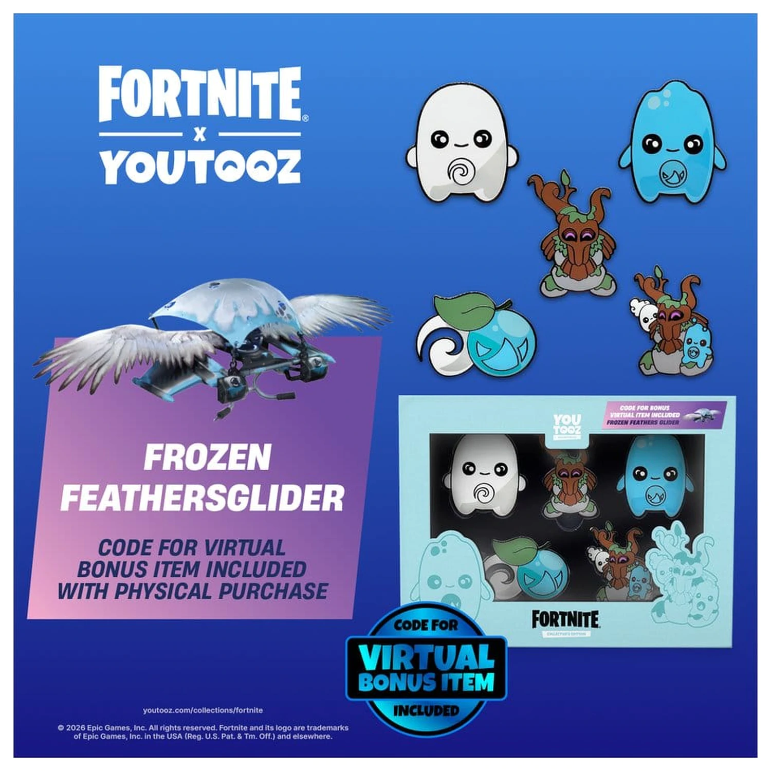 Fortnite Pin Badge 5-Pack Sprite Set 5 cm produktová fotografia