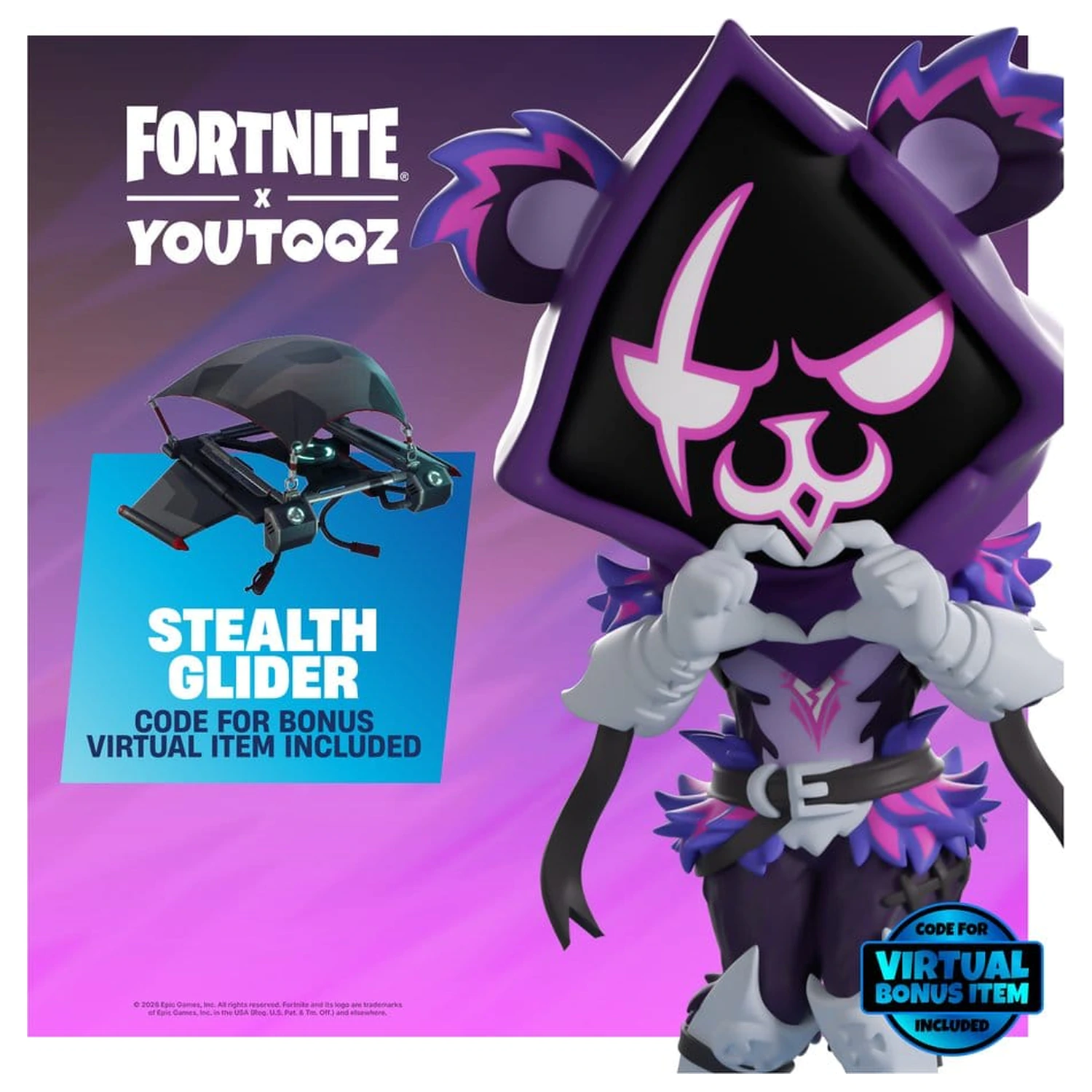 Fortnite Vinylová figúrka Raven Team Leader 12 cm produktová fotografia