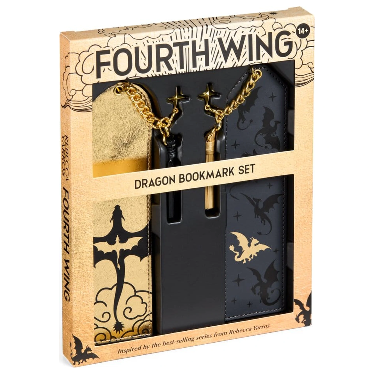 Fourth Wing Záložky 2-balenie Dragon 15 cm produktová fotografia