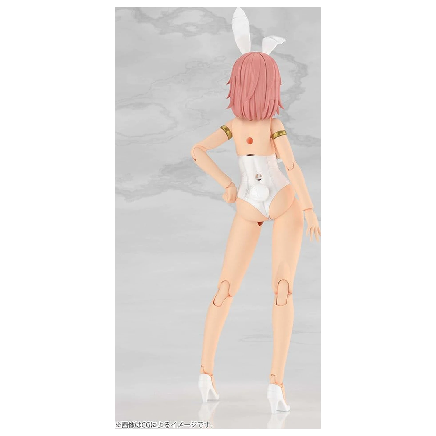 Frame Arms Girl plastový model Durga I Bunny Style White 18 cm produktová fotografia