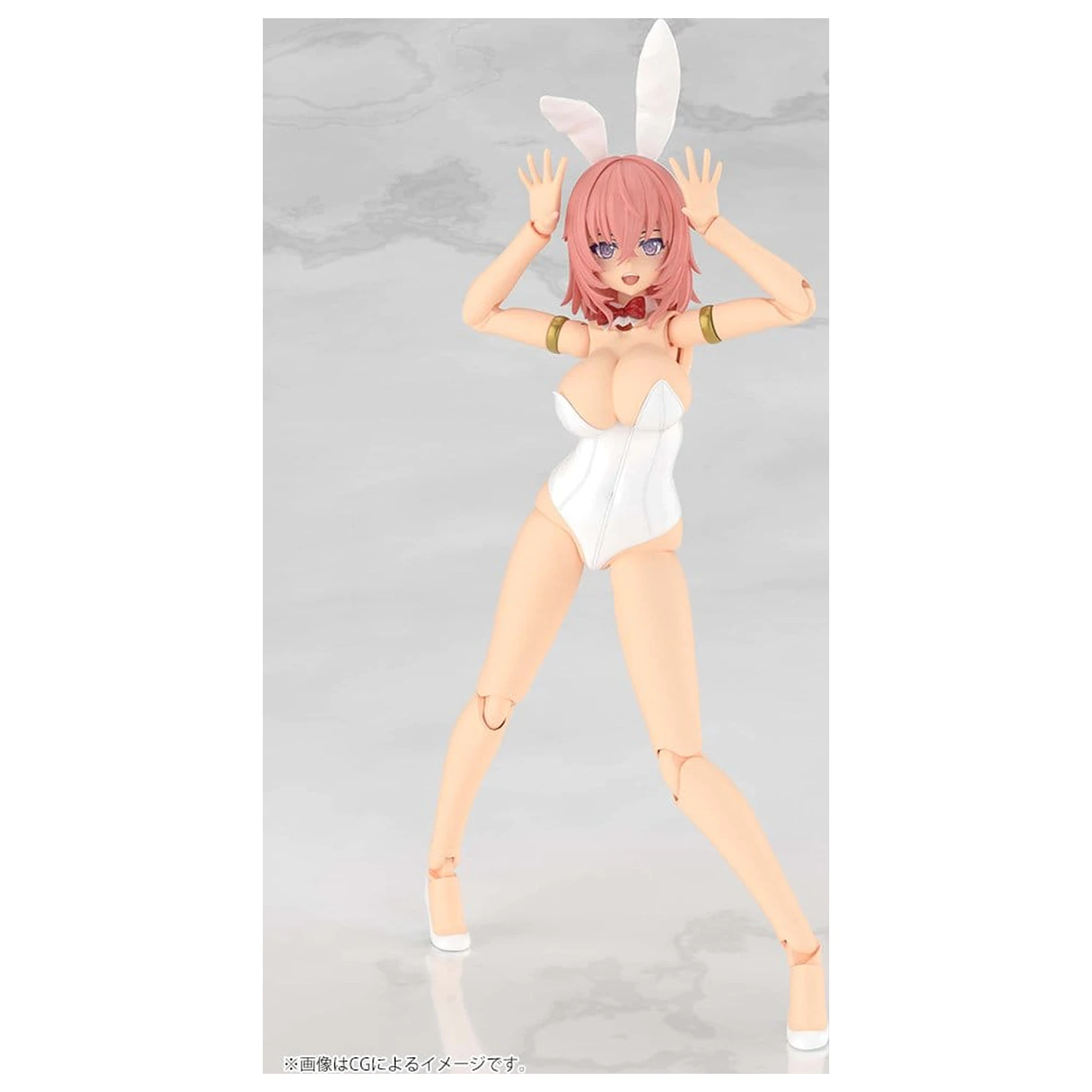 Frame Arms Girl plastový model Durga I Bunny Style White 18 cm produktová fotografia