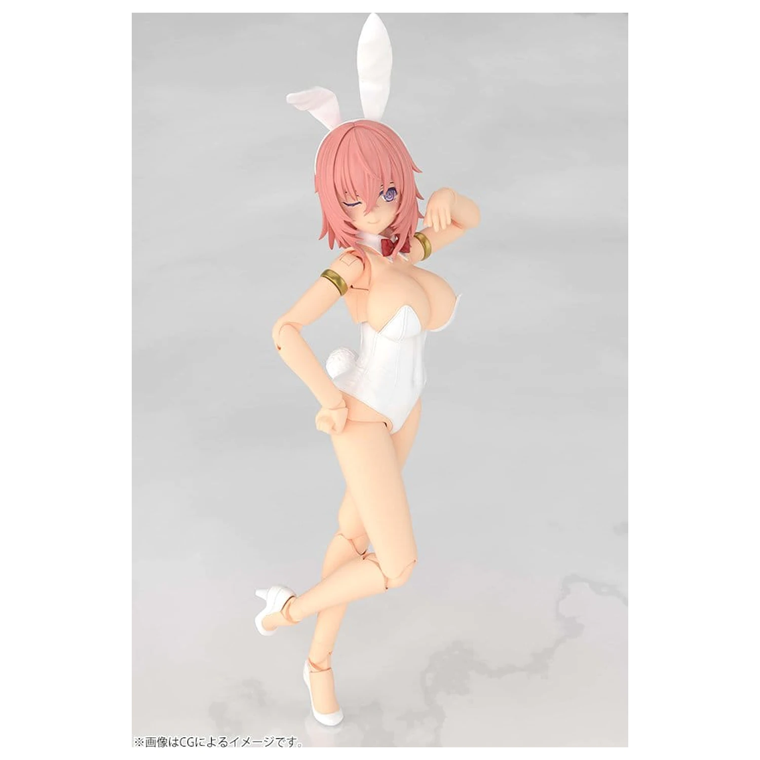 Frame Arms Girl plastový model Durga I Bunny Style White 18 cm produktová fotografia