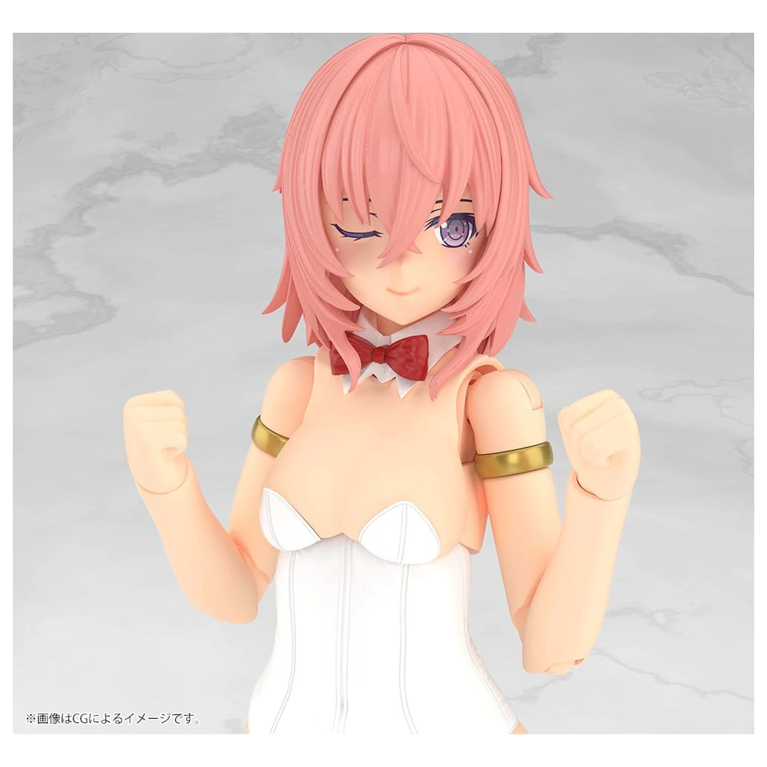 Frame Arms Girl plastový model Durga I Bunny Style White 18 cm produktová fotografia