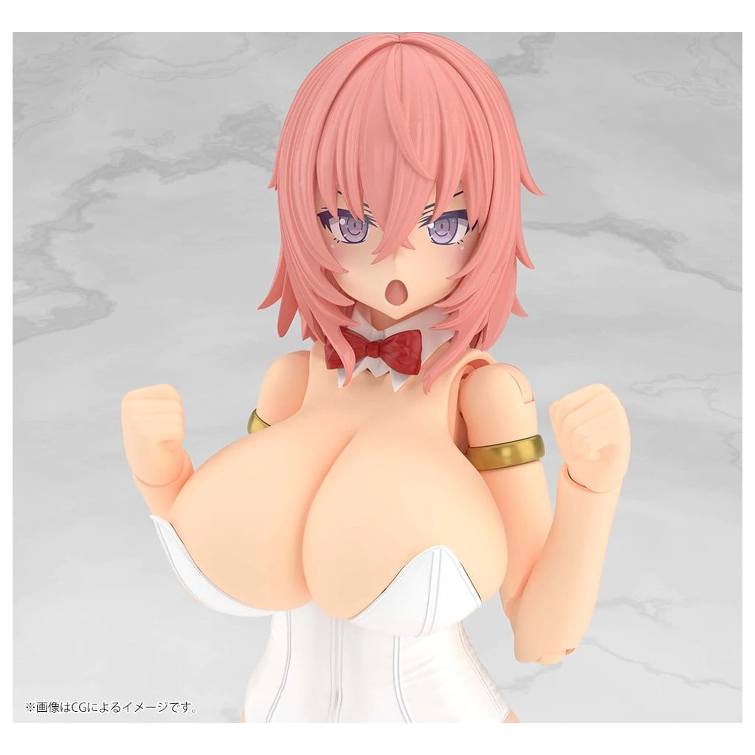 Frame Arms Girl plastový model Durga I Bunny Style White 18 cm produktová fotografia