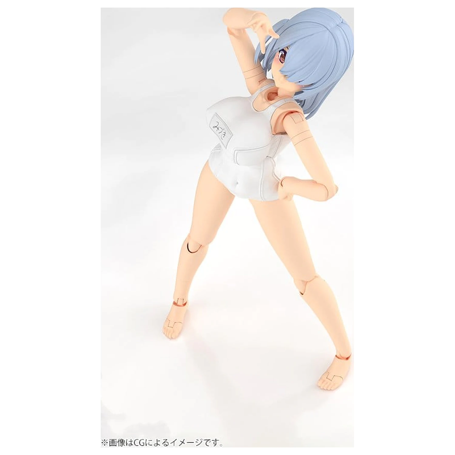 Frame Arms Girl Plastový model Mizuki School Swimsuits White Ver. 16 cm produktová fotografia