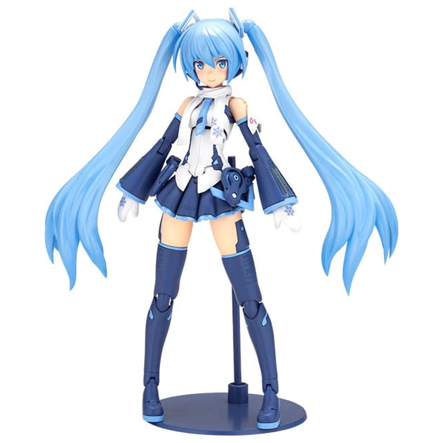 Frame Arms Girl x Hatsune Miku Plastic Model Kit Frame Music Girl Snow Miku Another Color Ver. 15 cm produktová fotografia