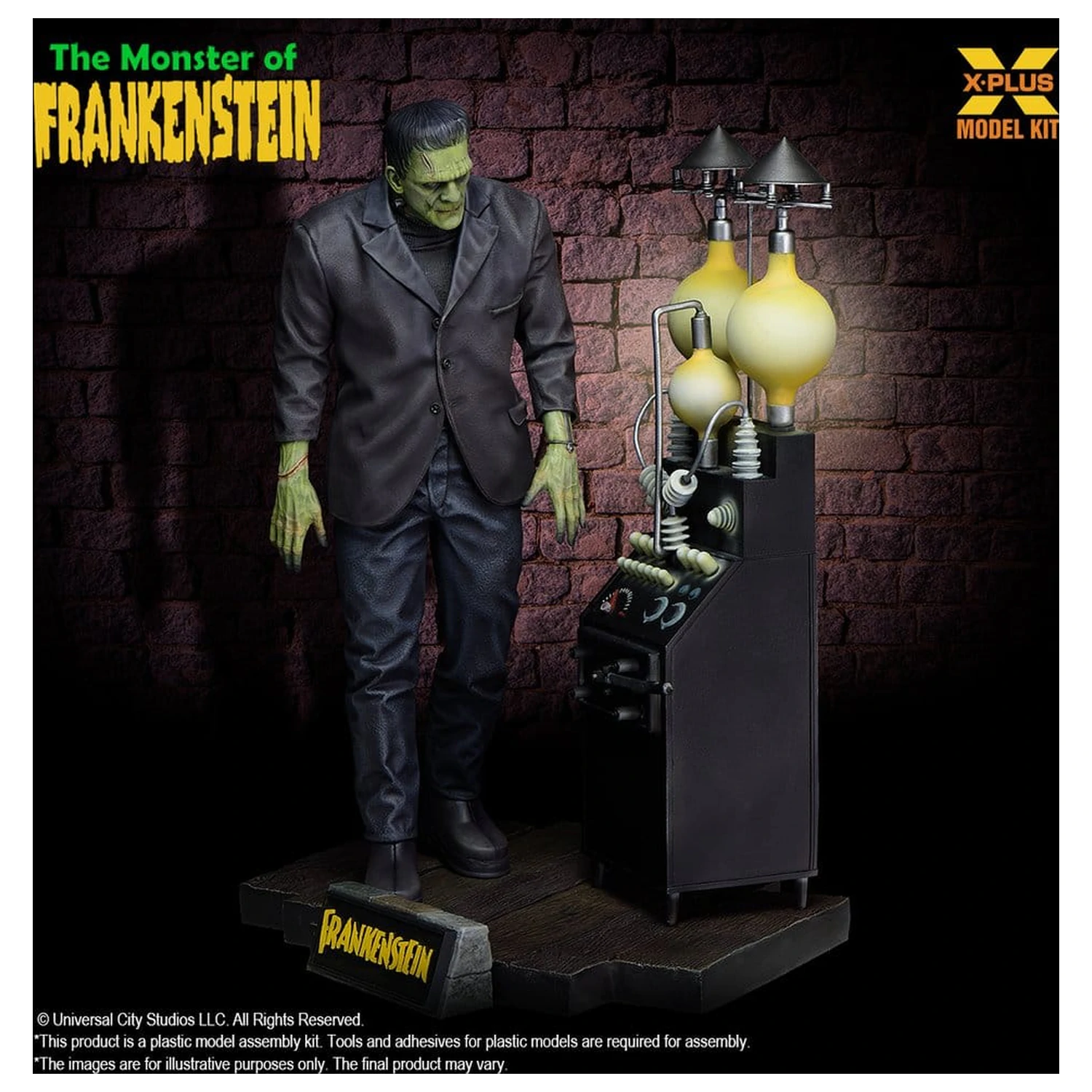 Frankenstein Plastic Model Kit 1/8 The Monster of Frankenstein 27 cm produktová fotografia