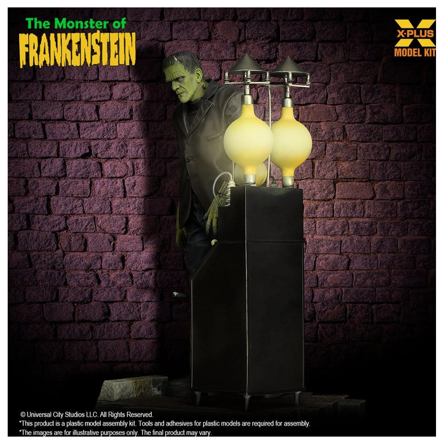Frankenstein Plastic Model Kit 1/8 The Monster of Frankenstein 27 cm produktová fotografia
