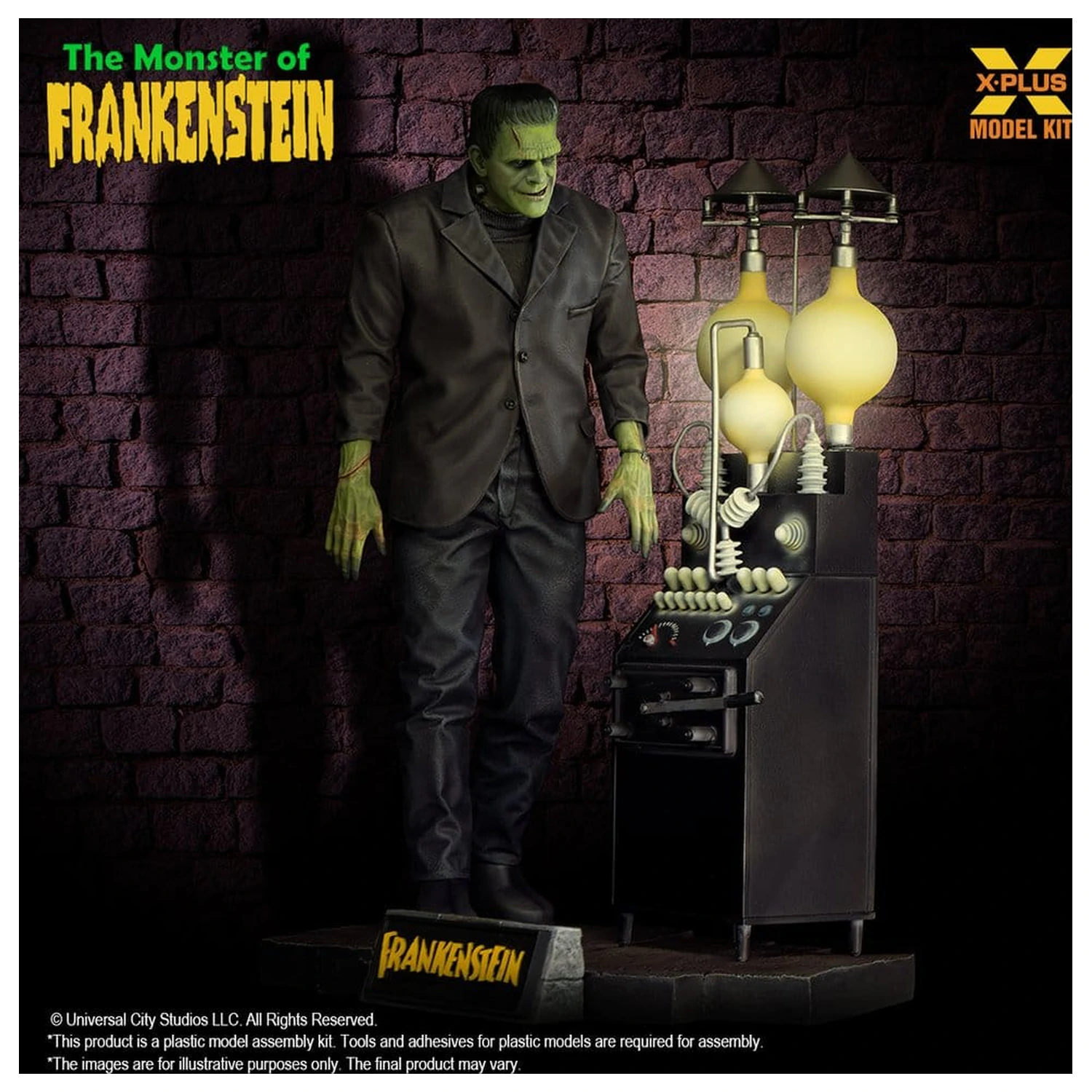 Frankenstein Plastic Model Kit 1/8 The Monster of Frankenstein 27 cm produktová fotografia