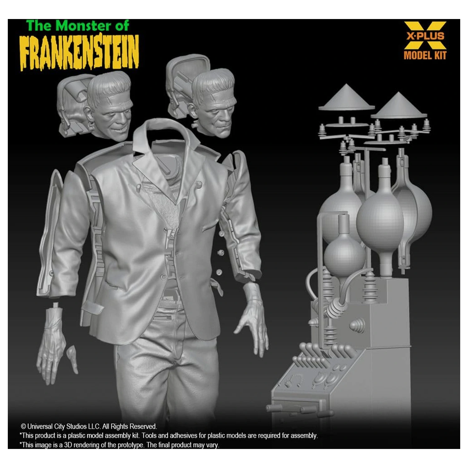 Frankenstein Plastic Model Kit 1/8 The Monster of Frankenstein 27 cm produktová fotografia