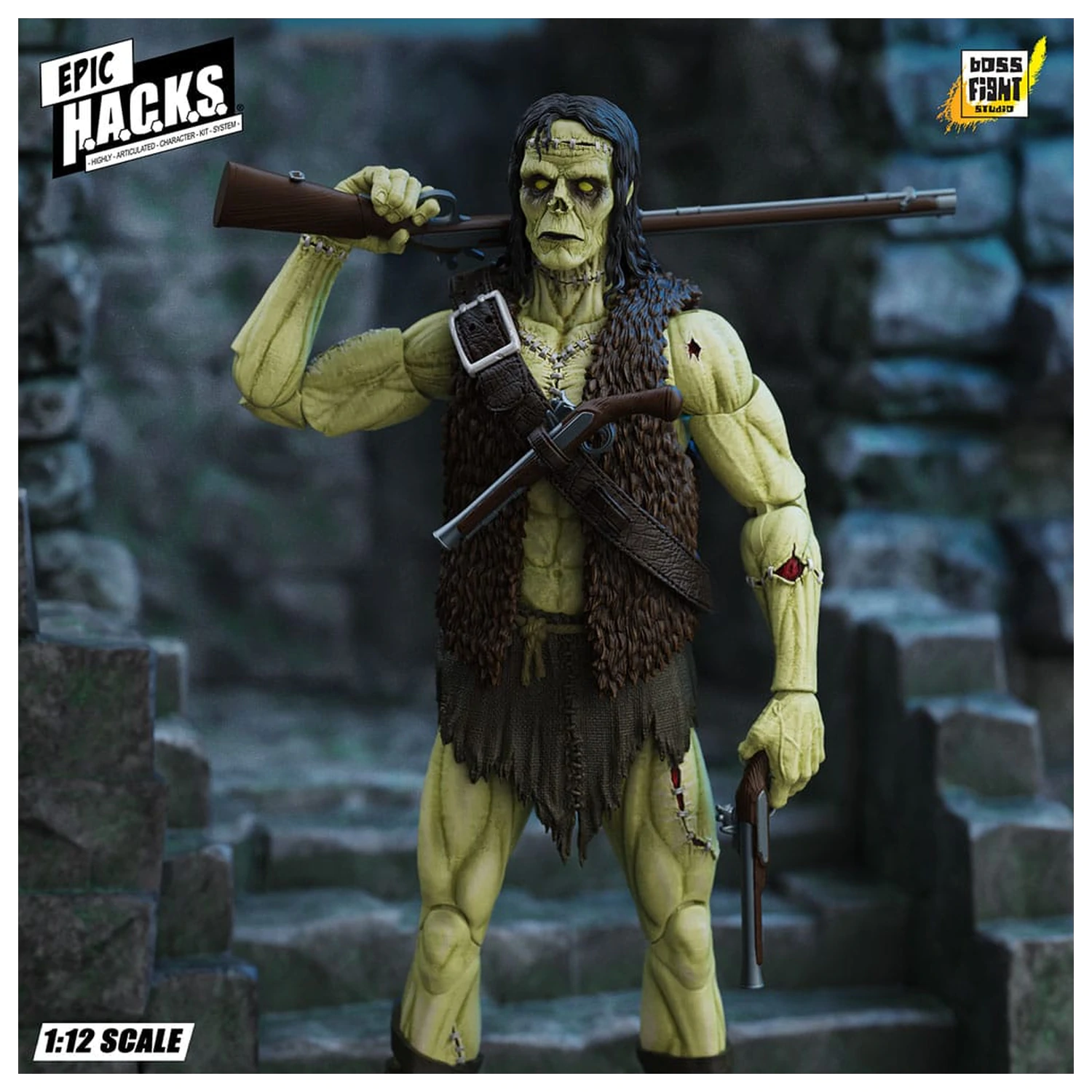 Frankenstein's Monster Epic H.A.C.K.S. akčná figúrka 1/12 Undead Creature 19 cm produktová fotografia