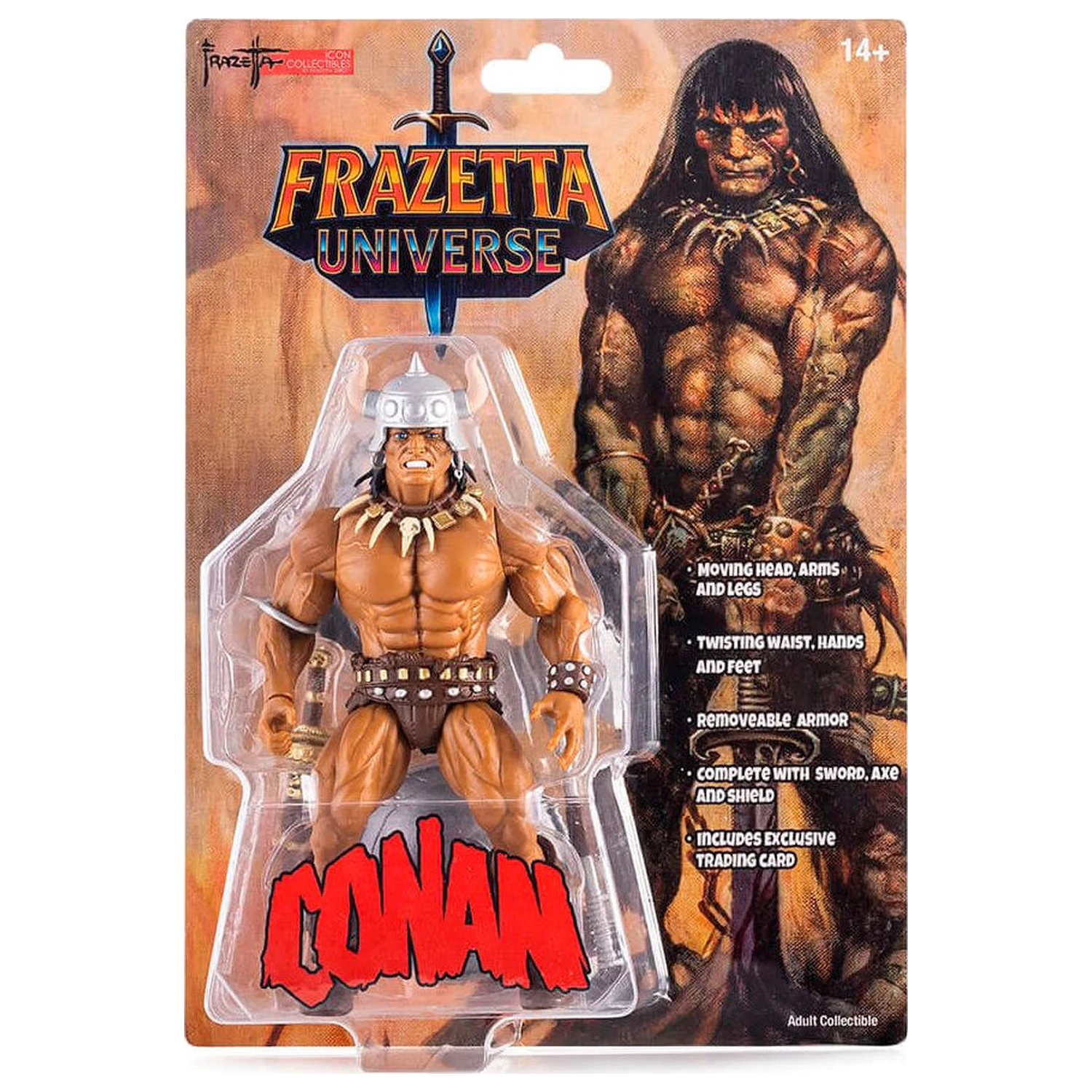Frazetta Icon Conan The Barbarian figúrka 14cm produktová fotografia