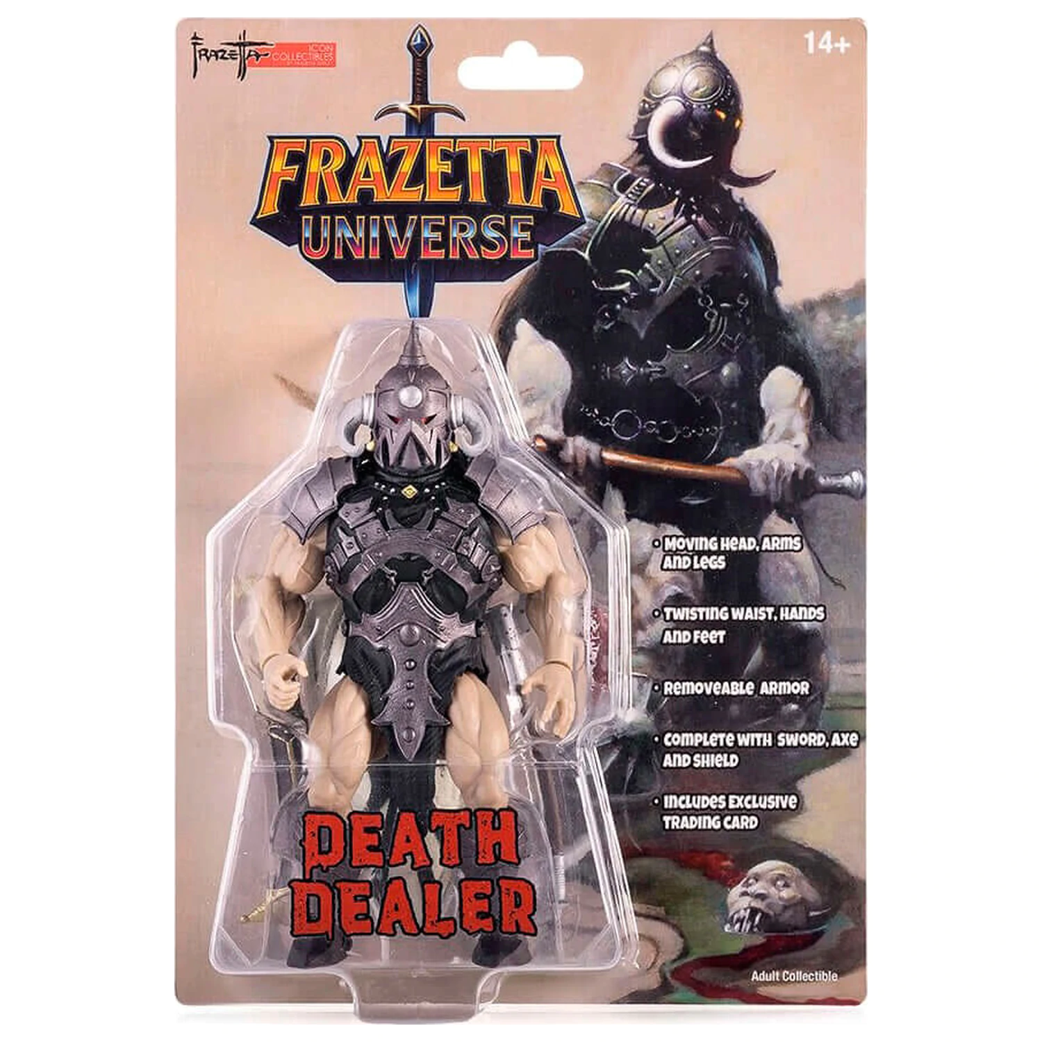 Frazetta Icon Death Dealer figúrka 14cm produktová fotografia