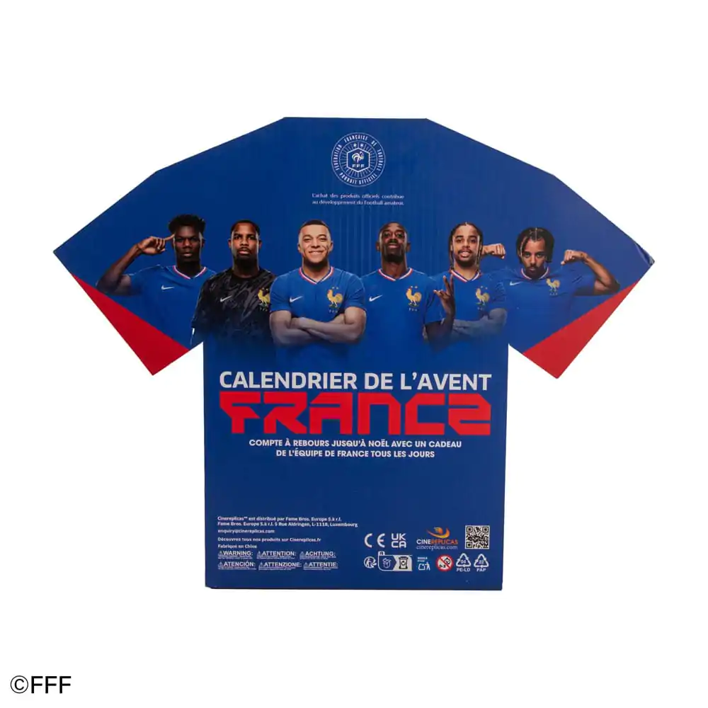 French Football Federation Deluxe adventný kalendár 2025 produktová fotografia
