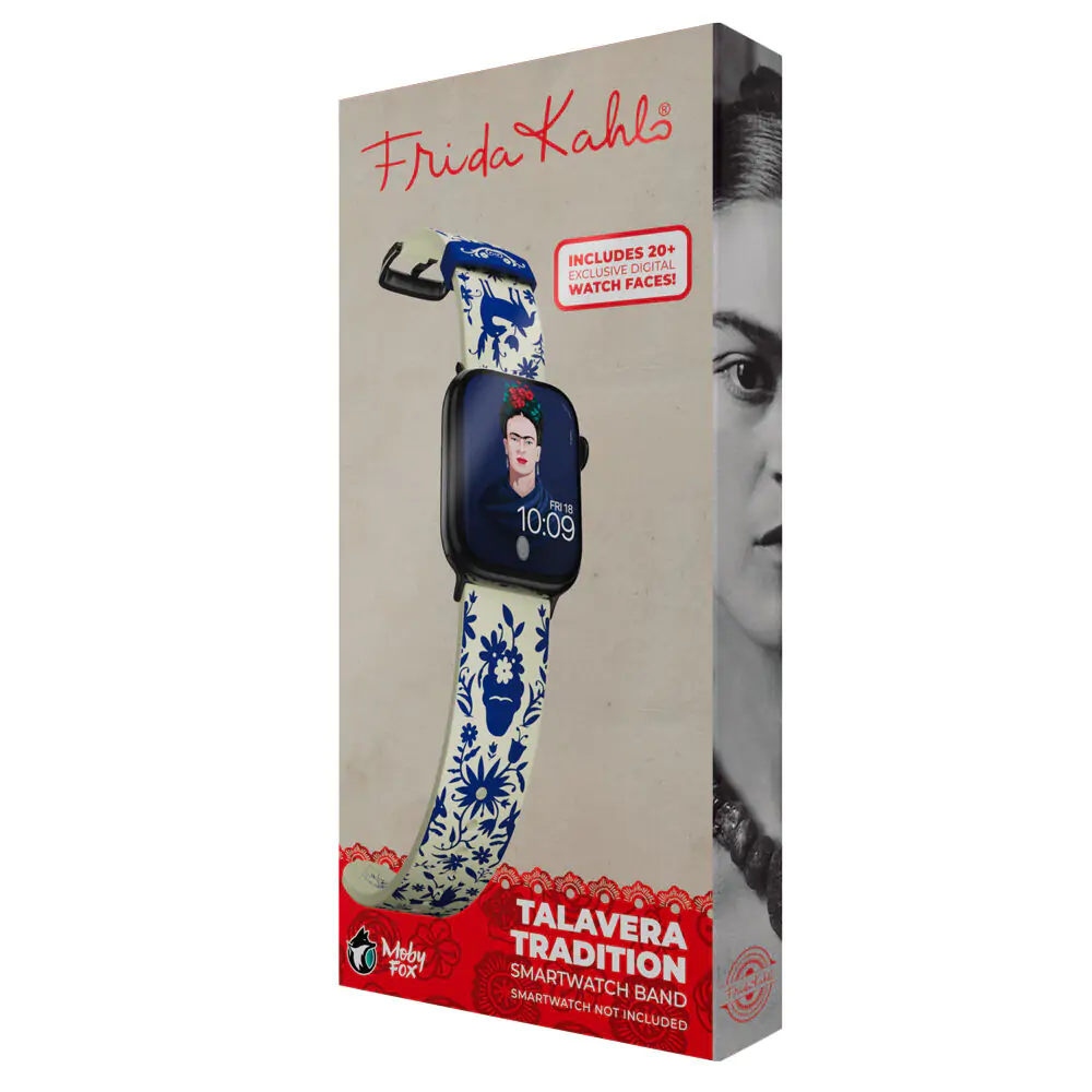 Frida Kahlo Talavera Tradition remienok na Smartwatch + designs ciferníka produktová fotografia
