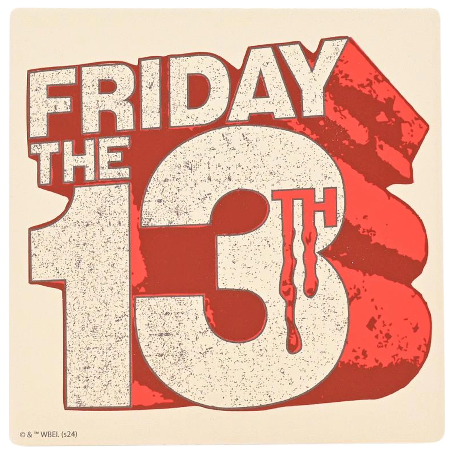 Friday 13th Logo keramická štvorcová podložka pod pohár produktová fotografia