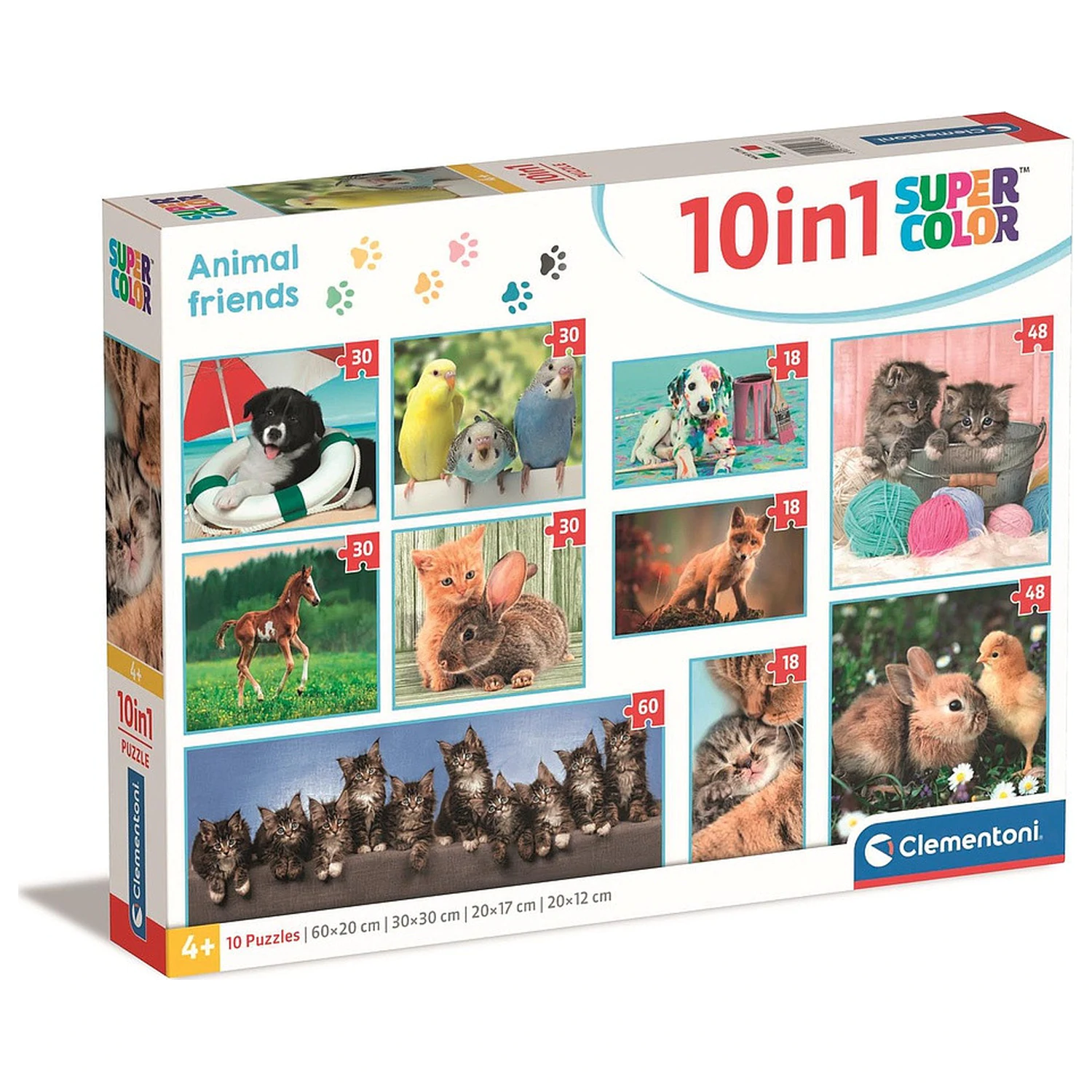 Friends 10-v-1 Puzzle Clementoni produktová fotografia