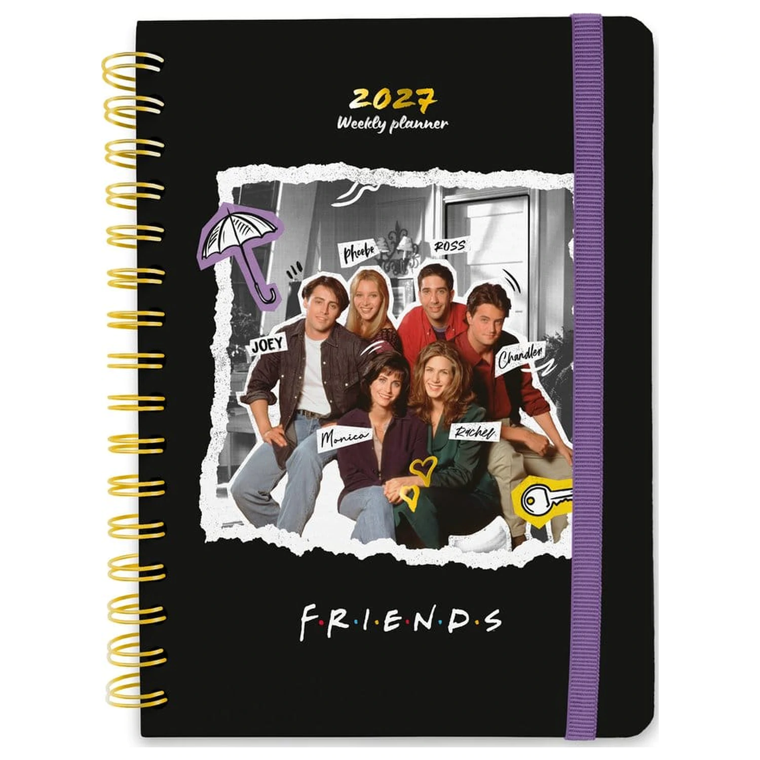 Friends Celoročný plánovač 2027 A5 produktová fotografia